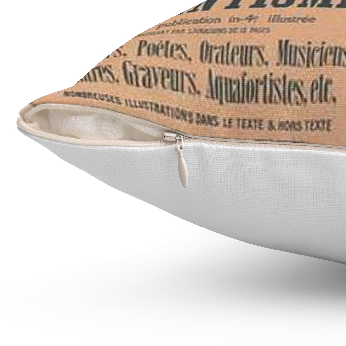 Affiche pour la "Librairie Romantique". Decorative Accent Square Pillow