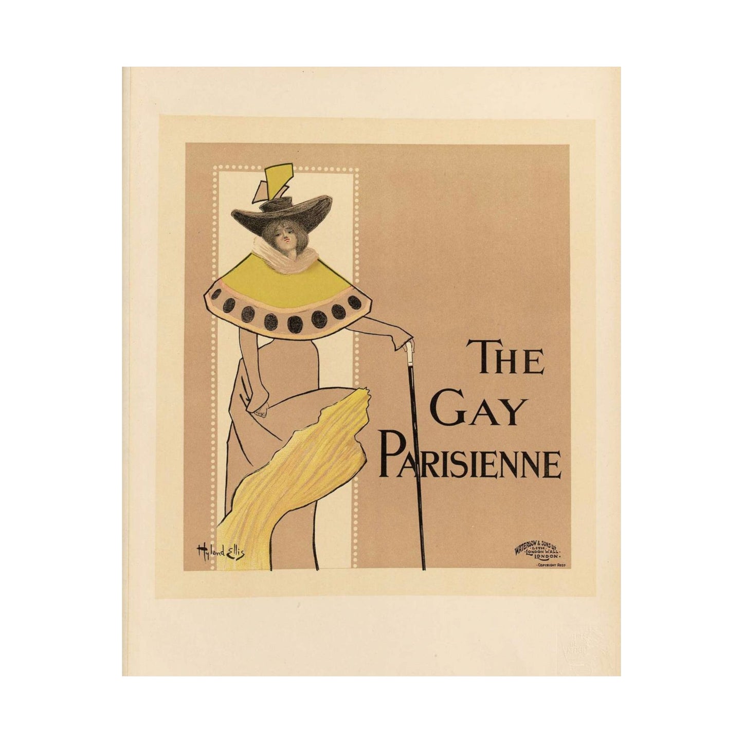 Maîtres de l'affiche V 2 - Pl 96 - Fred Hyland - Leigh Ellis High Quality Matte Wall Art Poster for Home, Office, Classroom