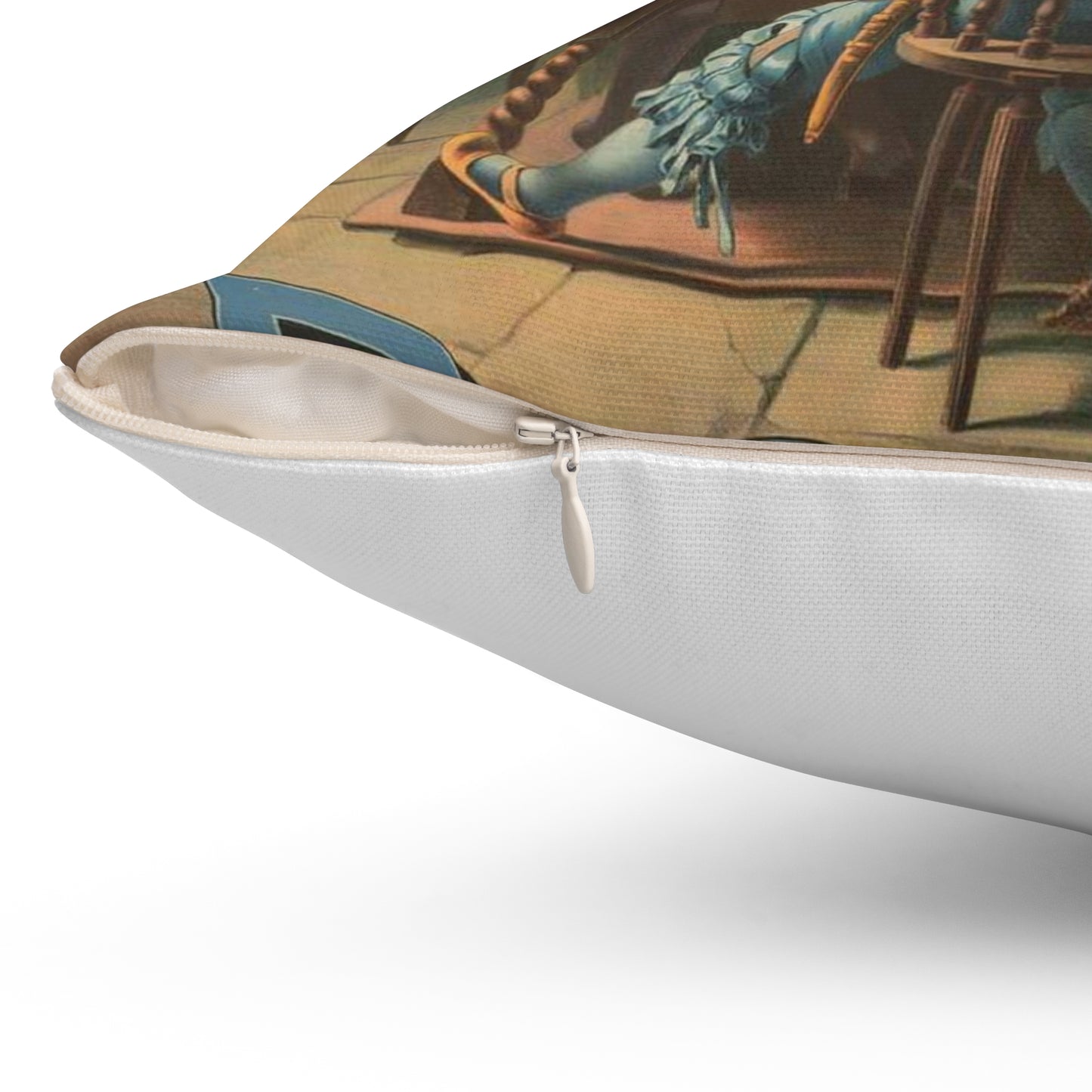 Bock, "Auerbach's keller" - Print, Library of Congress collection Decorative Accent Square Pillow