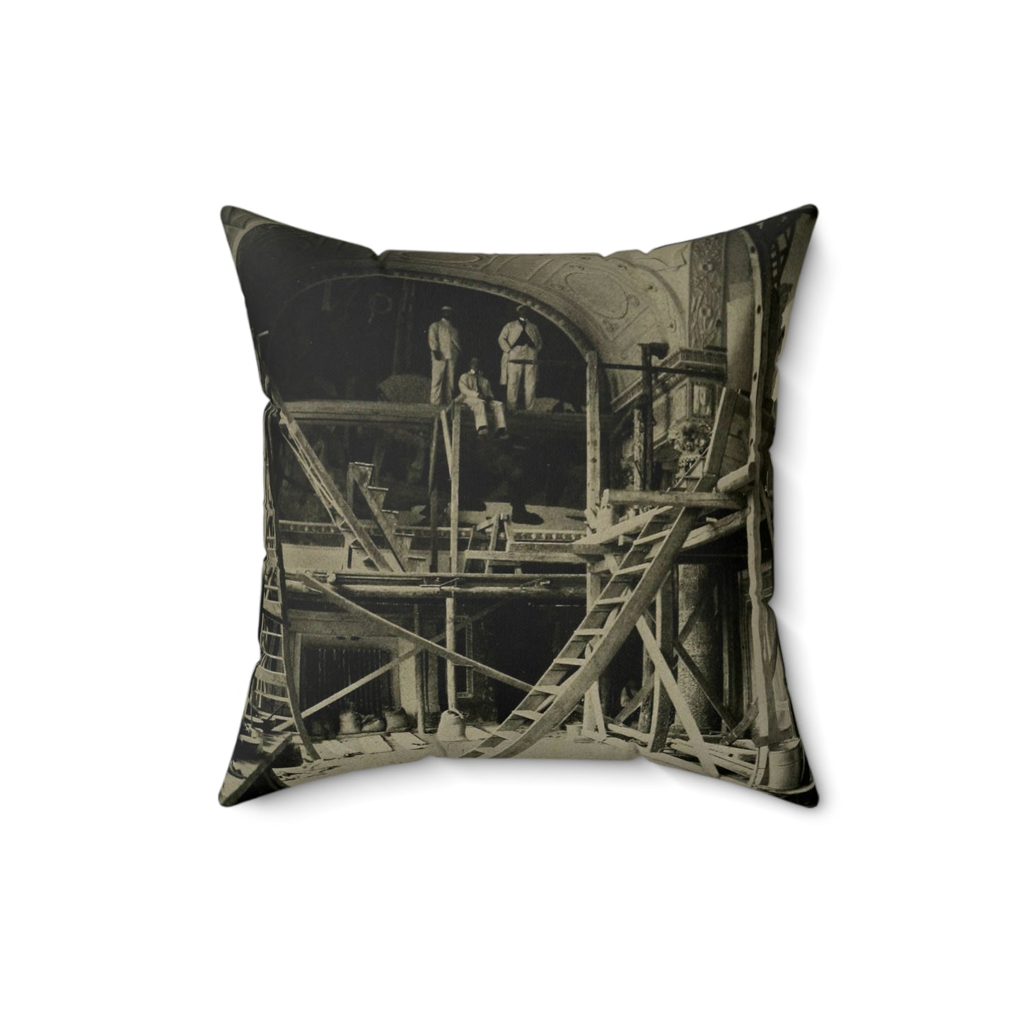 Kurhaus Wiesbaden, 1907 Decorative Accent Square Pillow