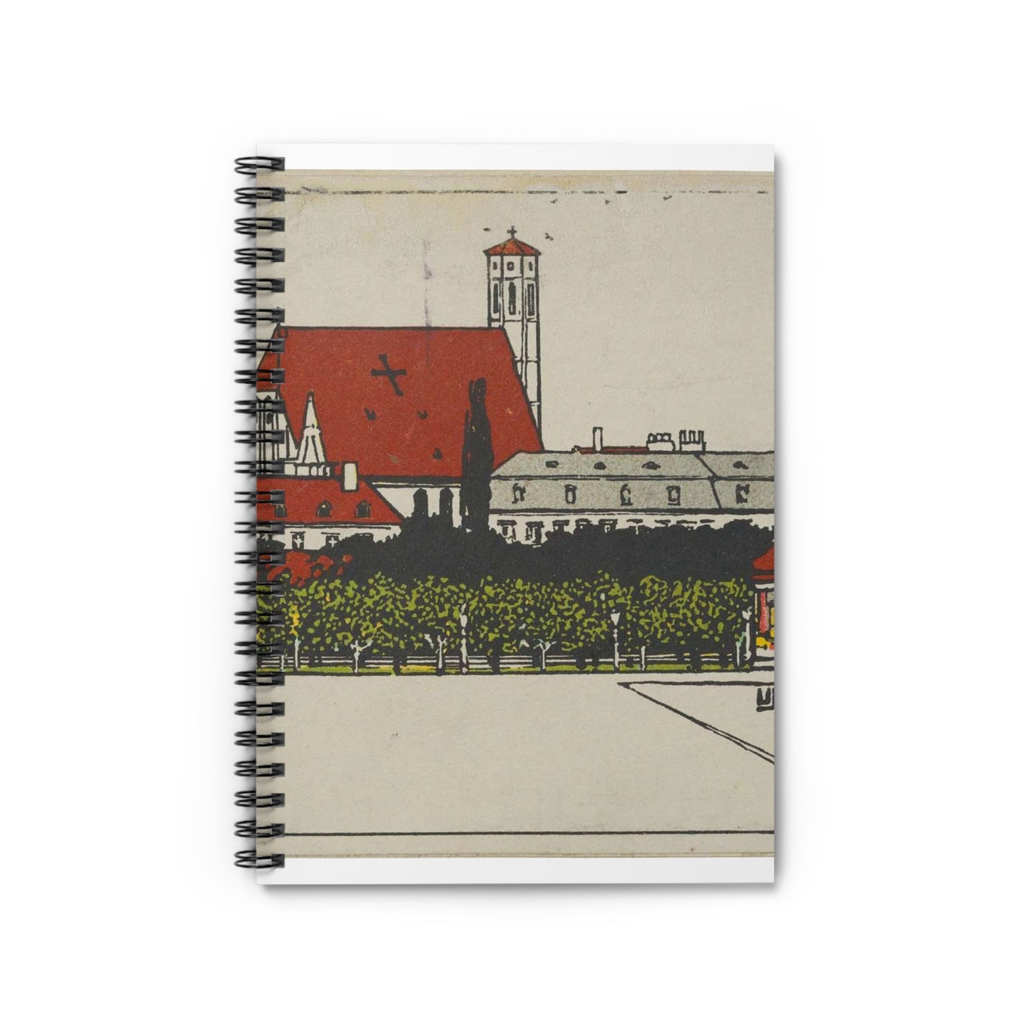 Vienna- Minorite Church (Wien- Die Minoriten Kirche) MET DP844339 Spiral Bound Ruled Notebook with Printed Cover