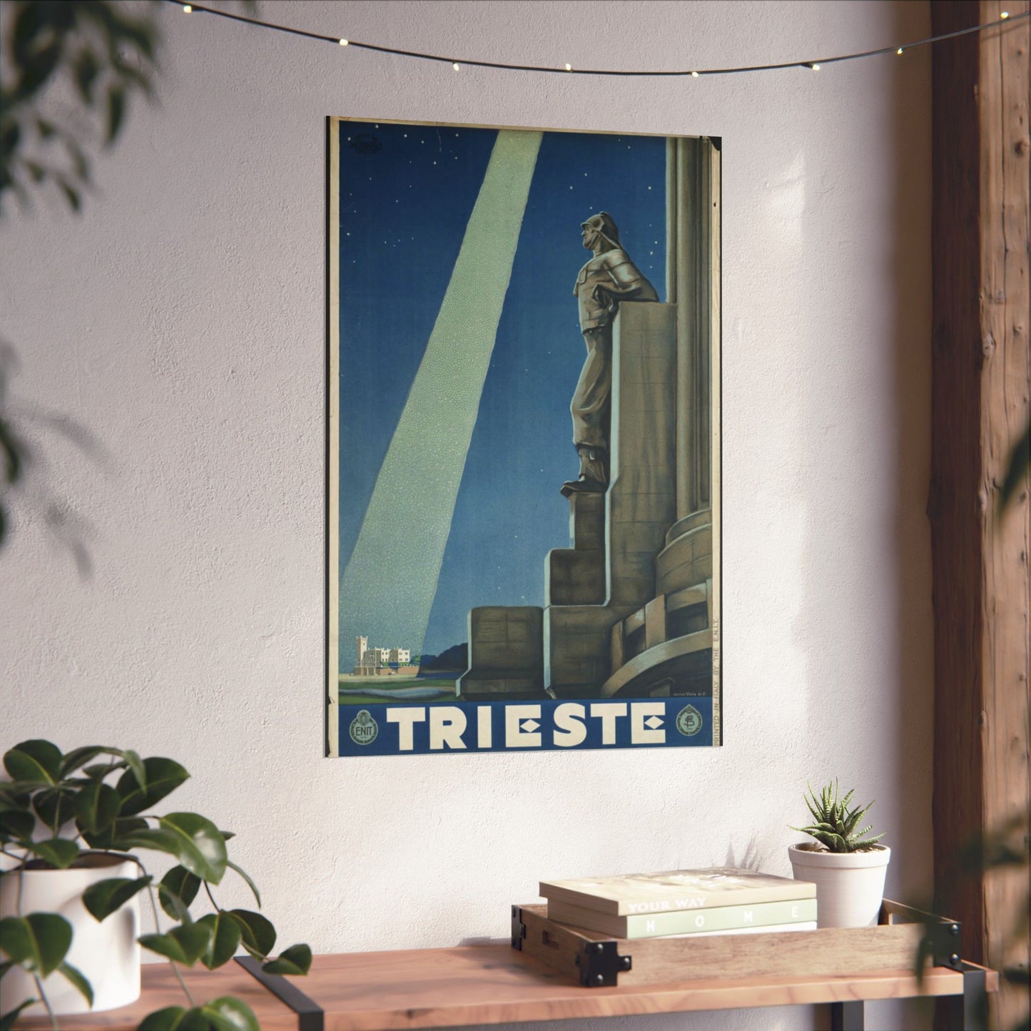 Trieste. Vintage Travel Posters, 1920s-1930s High Quality Matte Wall Art Poster for Home, Office, Classroom