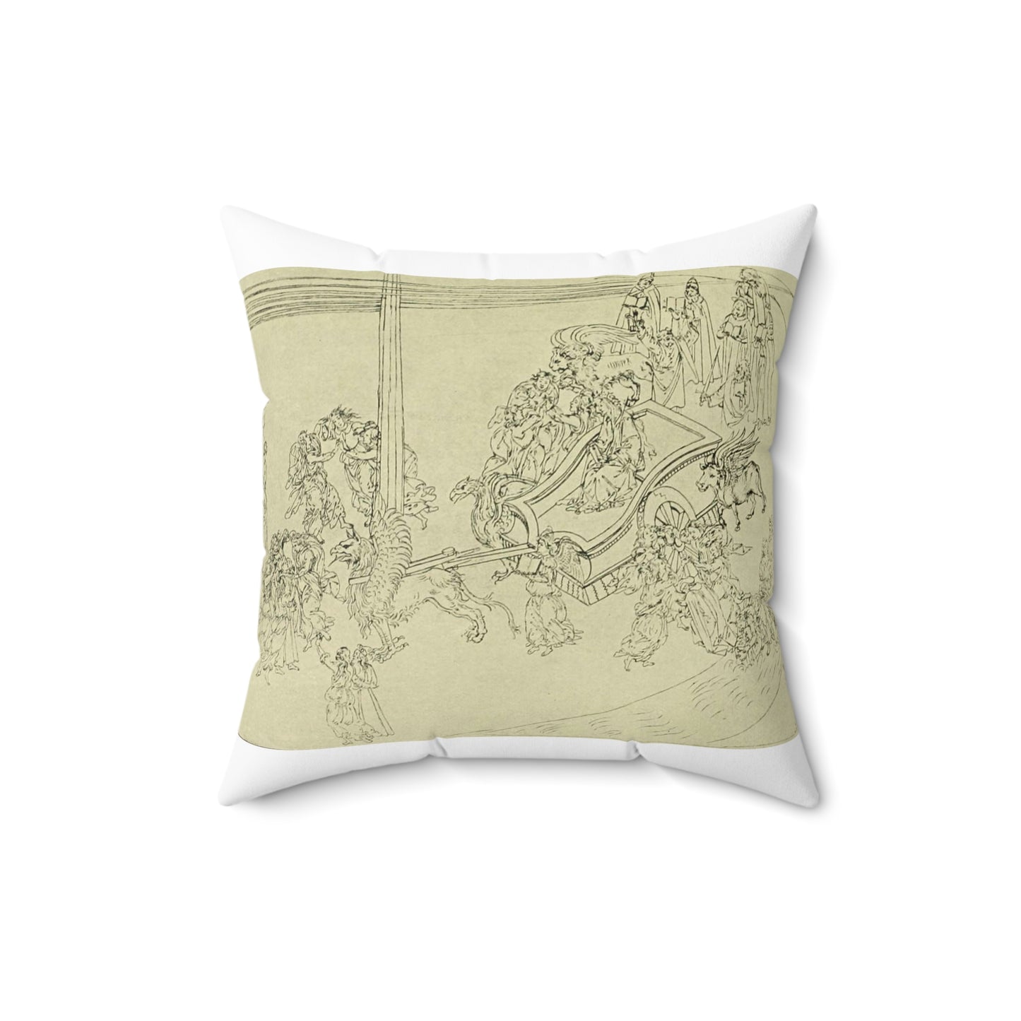 Aubrey Beardsley - The Savoy (1896) (14595714190) Decorative Accent Square Pillow