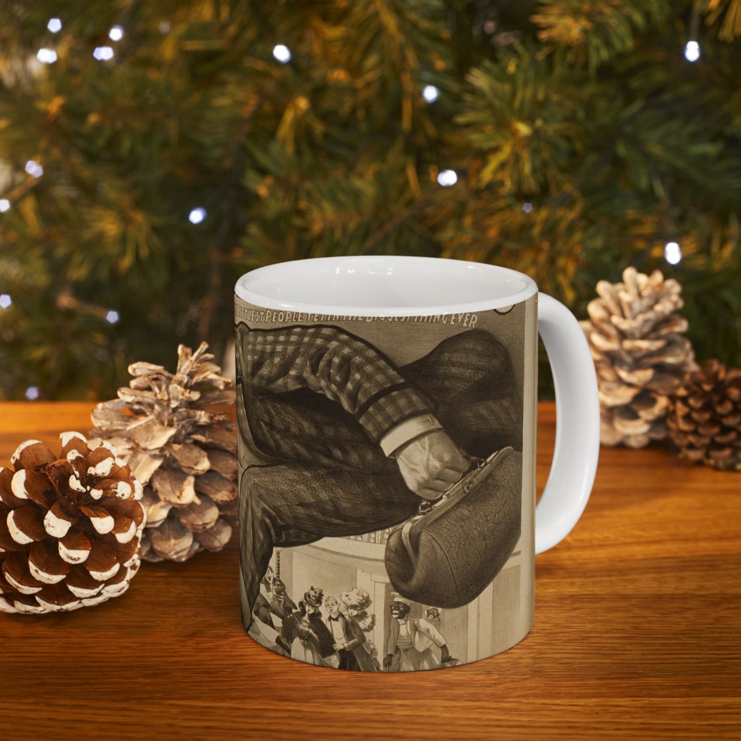 Royal Lilliputians the littlest people yet in the biggest thing ever. Beautiful Novelty Ceramic Coffee Mug 11oz