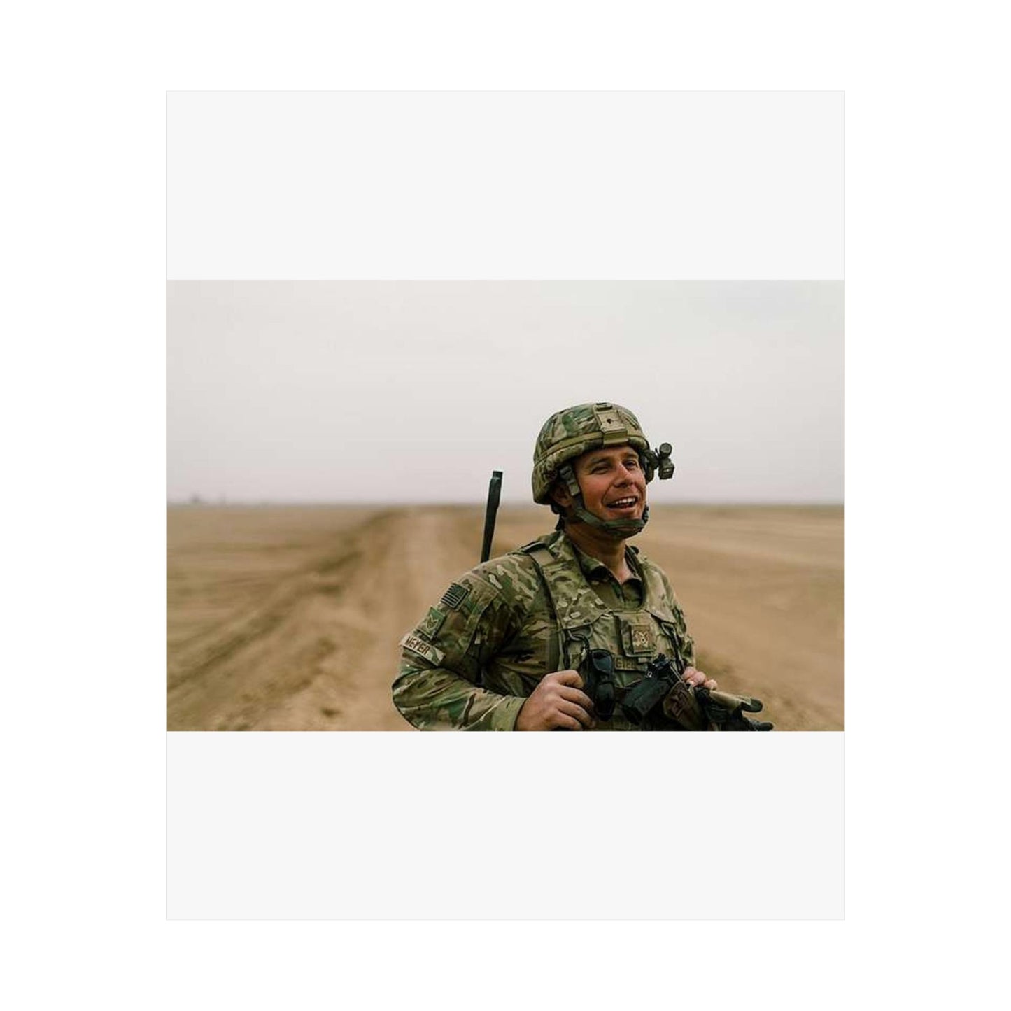U.S. Air Force Staff Sgt. Andrew Meyer, 821st Contingency High Quality Matte Wall Art Poster for Home, Office, Classroom