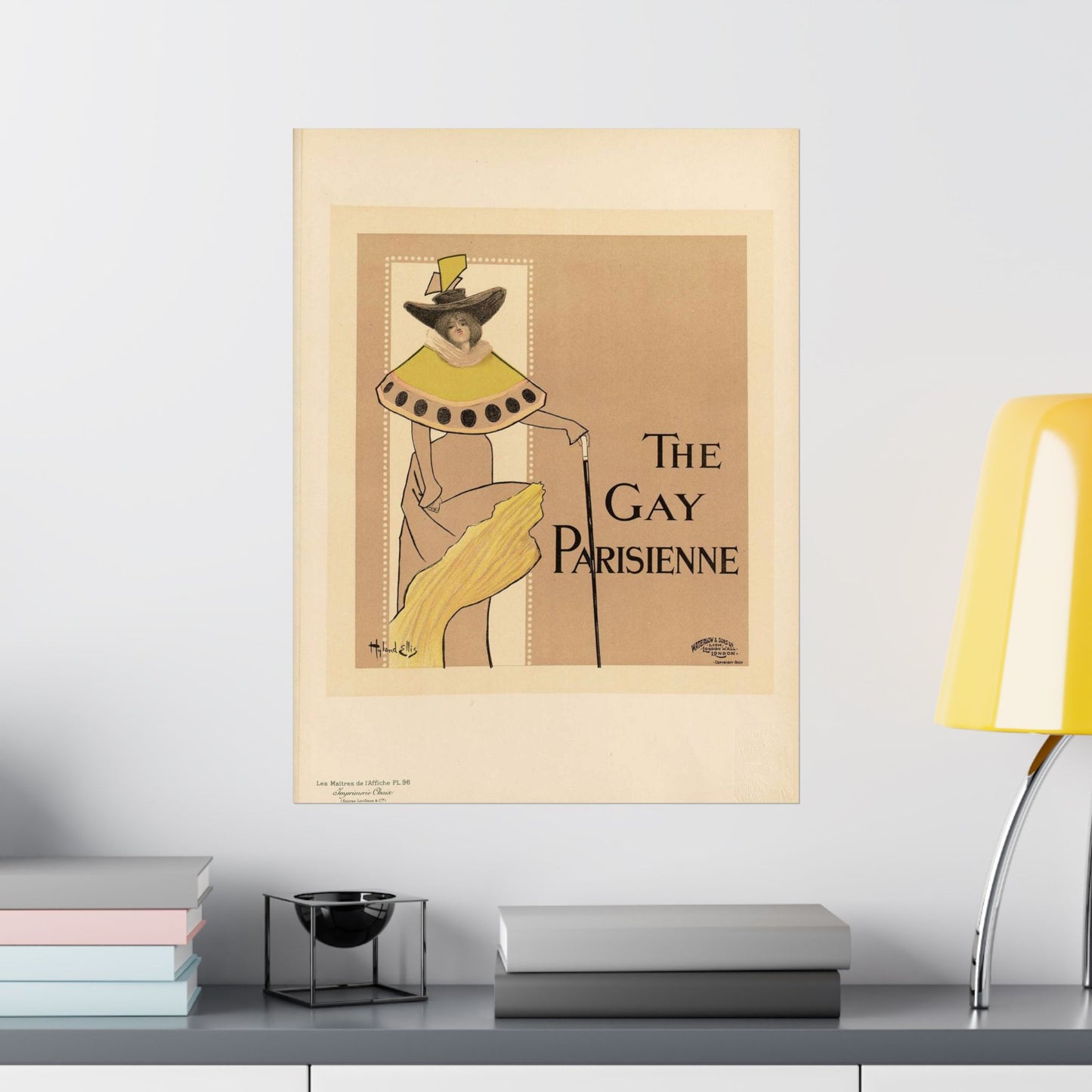 Maîtres de l'affiche V 2 - Pl 96 - Fred Hyland - Leigh Ellis High Quality Matte Wall Art Poster for Home, Office, Classroom