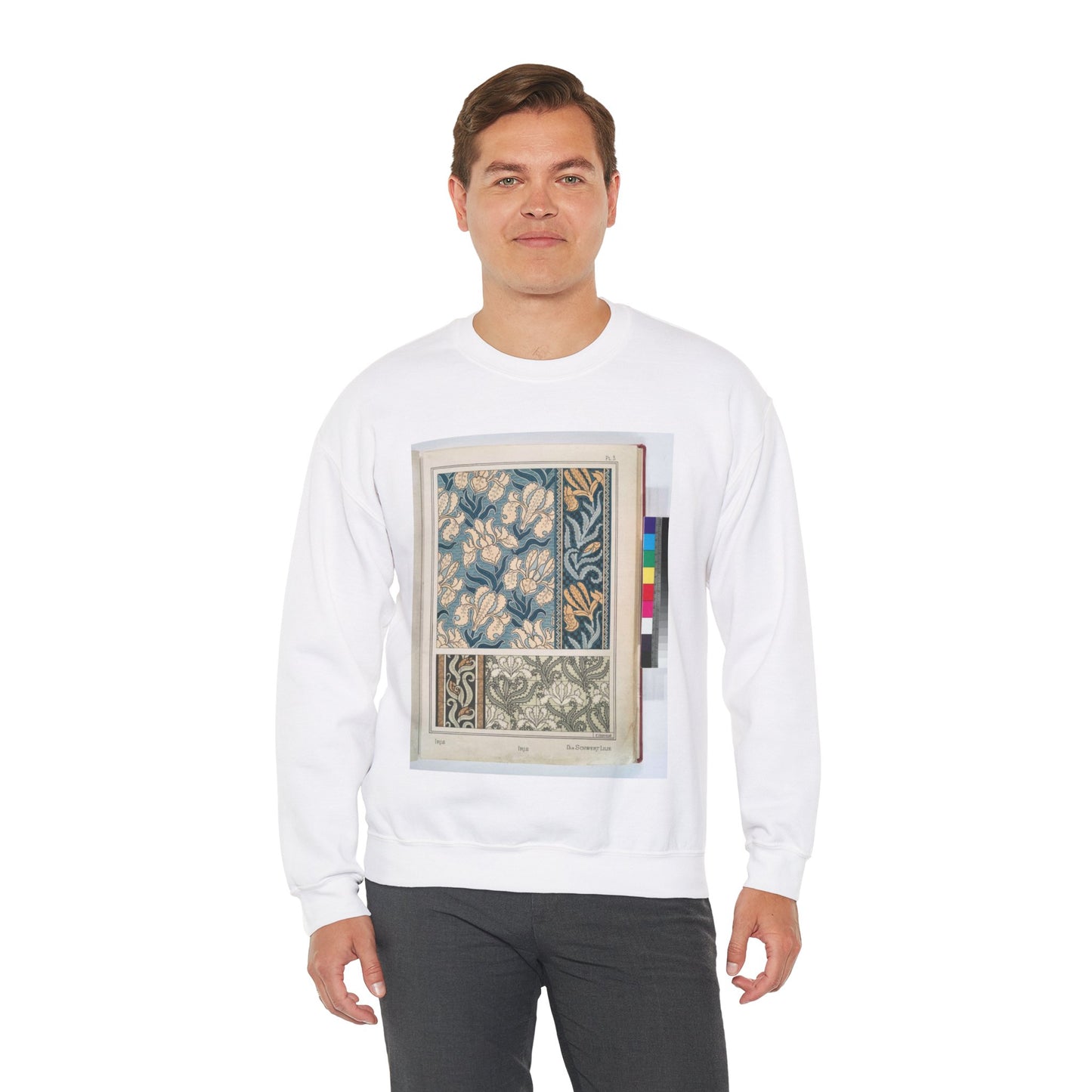 Iris, E. Hervegh. Eugene Grasset, compiler White Heavy Blend Adult Crew Neck SweatShirt