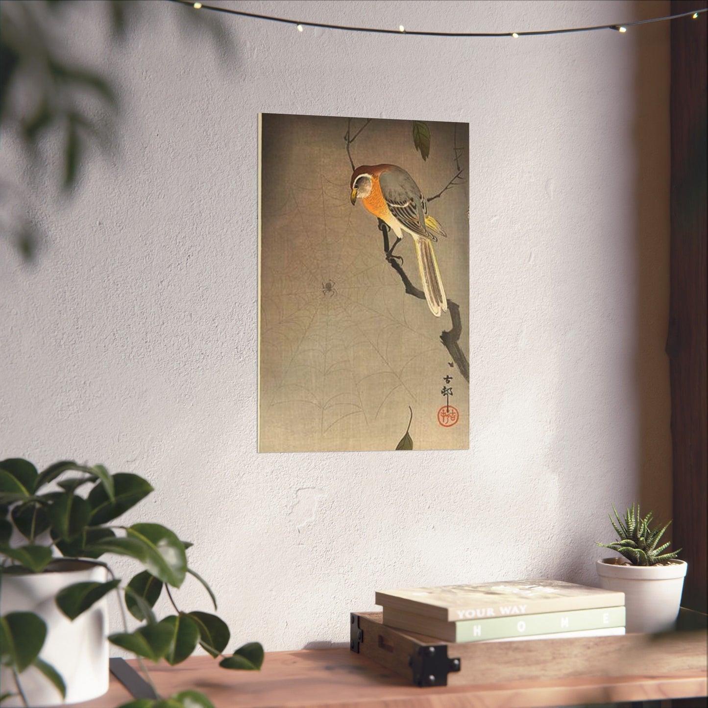 Koson - the-spiderweb, Ohara Koson High Quality Matte Wall Art Poster for Home, Office, Classroom