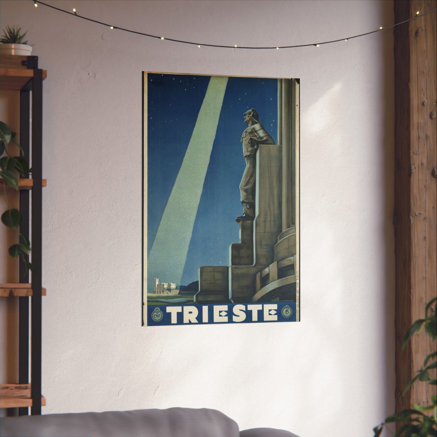 Trieste. Vintage Travel Posters, 1920s-1930s High Quality Matte Wall Art Poster for Home, Office, Classroom