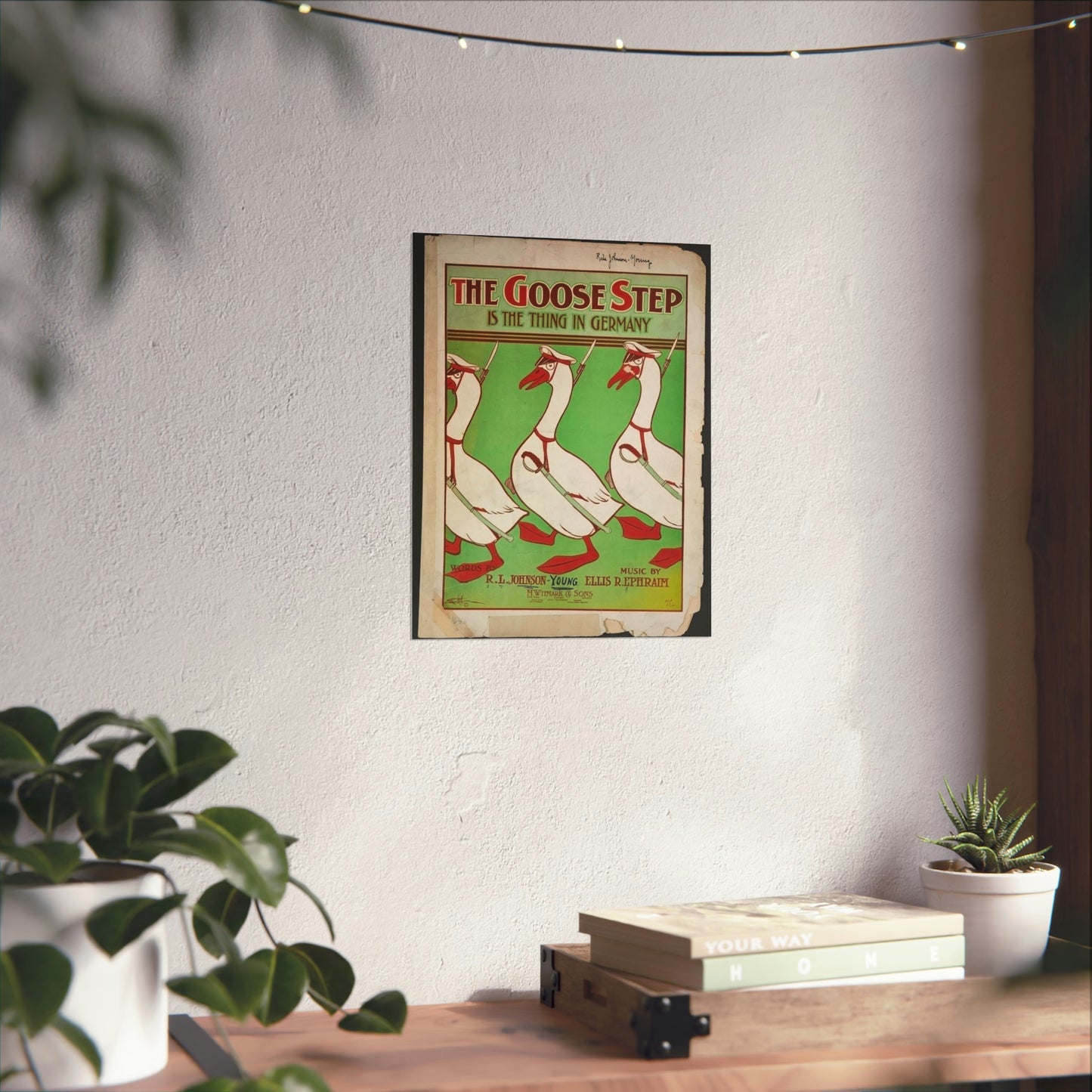 The goose step is the thing in Germany High Quality Matte Wall Art Poster for Home, Office, Classroom