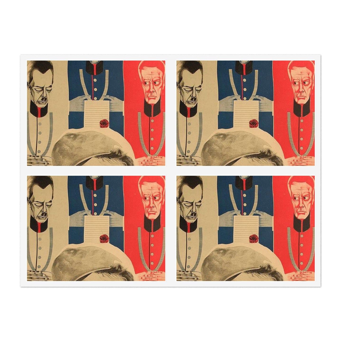Плакат к фильму «Мать» - Art Deco public domain image Laminated UV Protective Vinyl Stickers