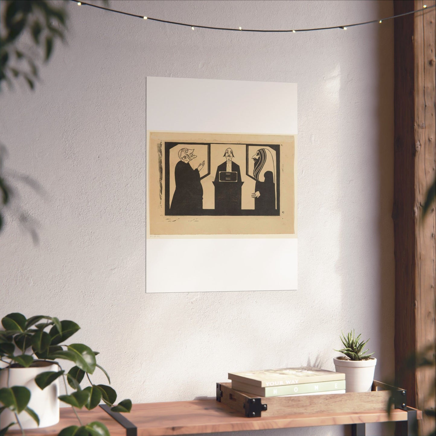 Samuel Jessurun de Mesquita - Entre ces trois mon coeur balance High Quality Matte Wall Art Poster for Home, Office, Classroom
