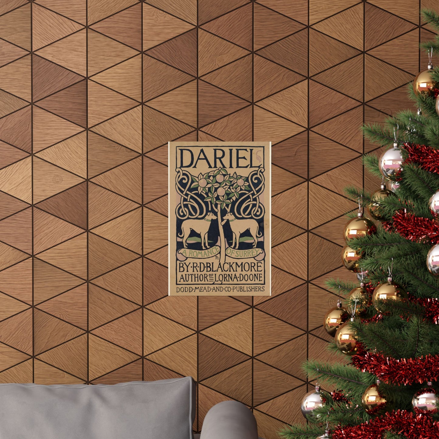 Dariel, a romance of Surrey, by R. D. Blackmore High Quality Matte Wall Art Poster for Home, Office, Classroom