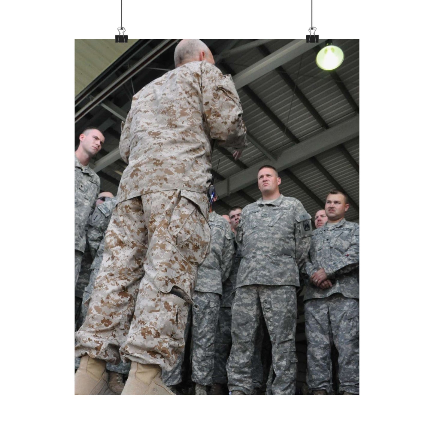 U.S. Navy Vice Adm. Mike LeFever, commander of the High Quality Matte Wall Art Poster for Home, Office, Classroom