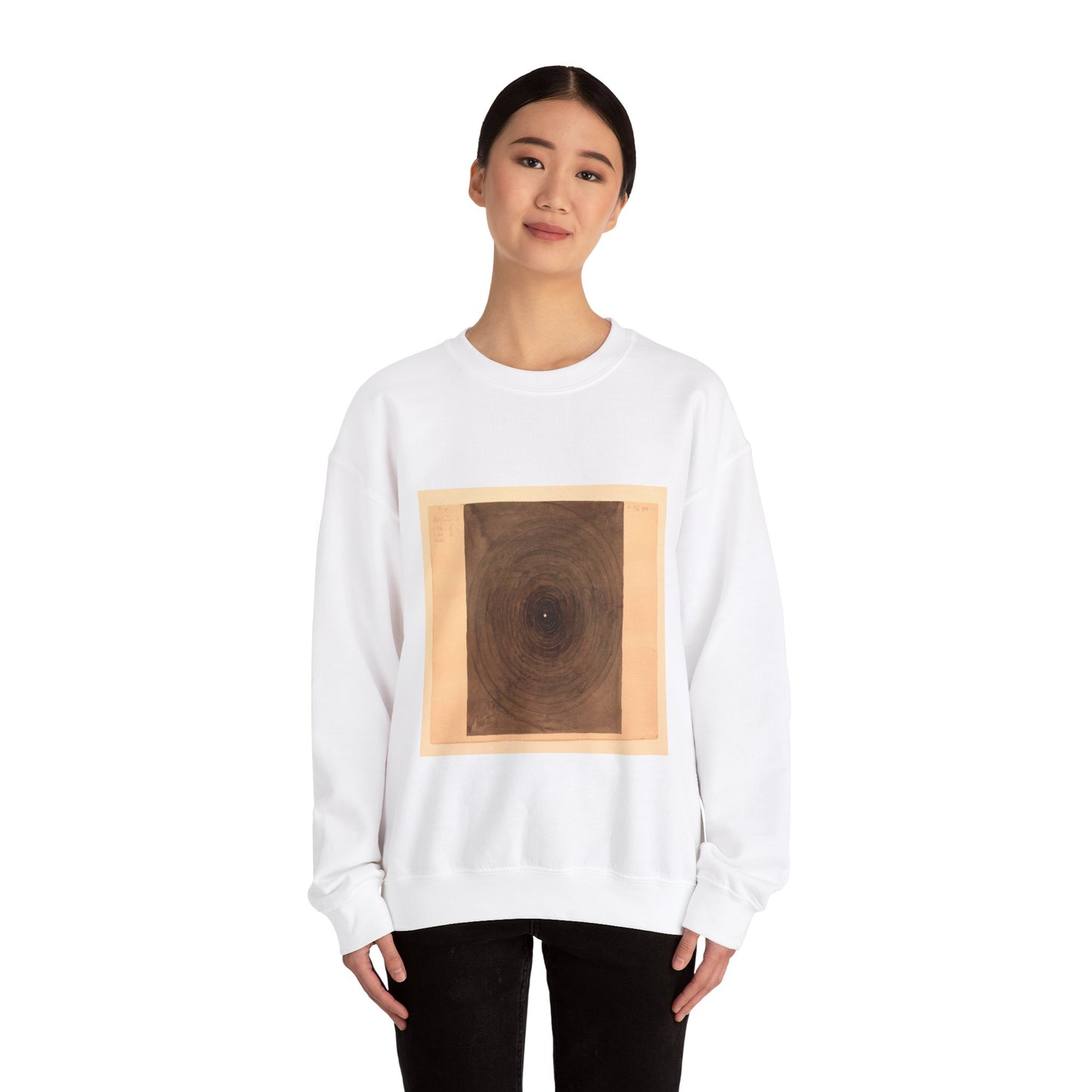 Hilma af Klint - 1916 - No 1 From The Parsifal Series White Heavy Blend Adult Crew Neck SweatShirt