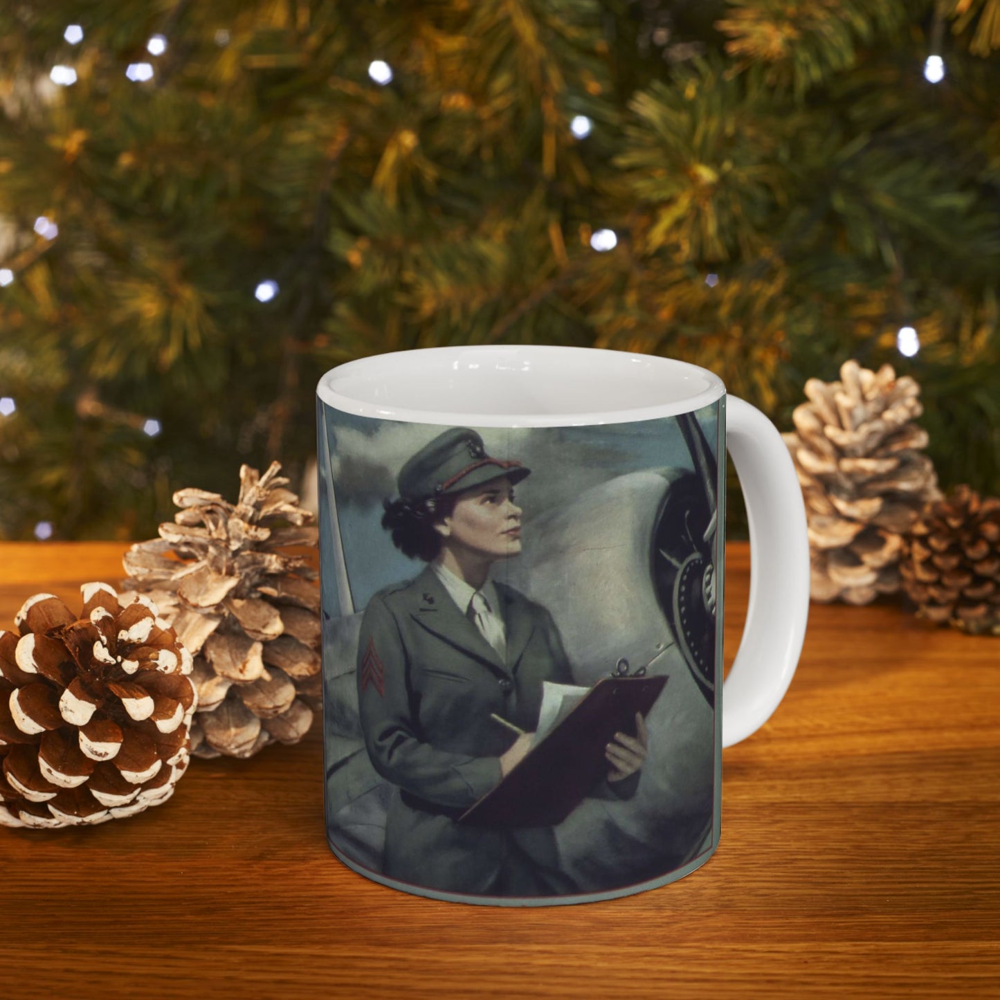 "Be a Marine-Free a Marine to Fight" - NARA - 513679 Beautiful Novelty Ceramic Coffee Mug 11oz