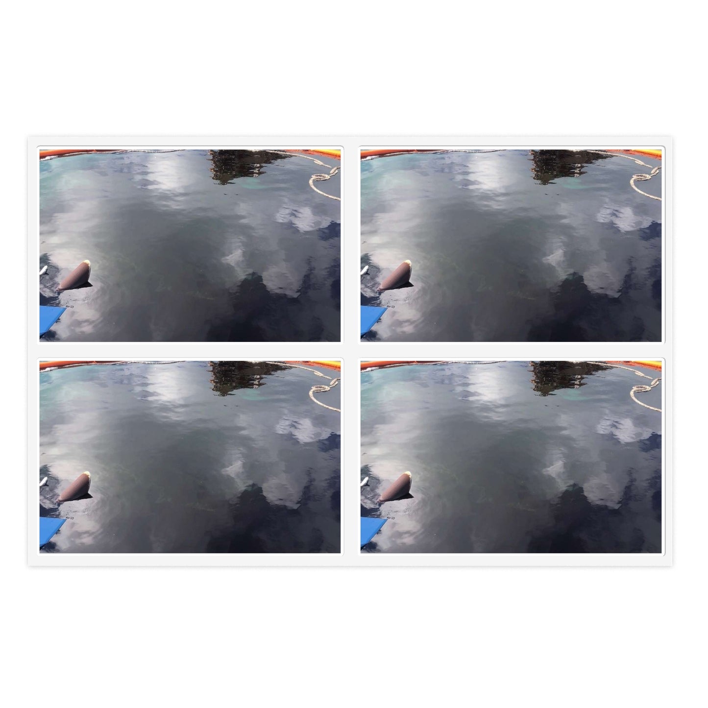 Coast Guard pollution response personnel from Resident Laminated UV Protective Vinyl Stickers