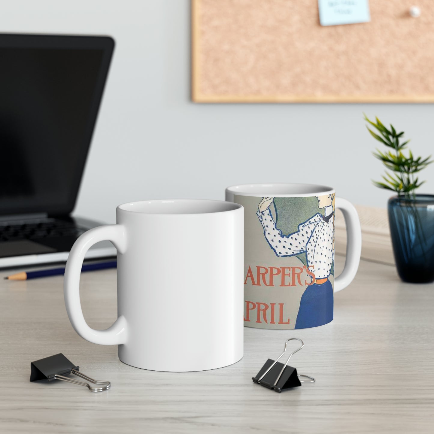 Edward Penfield, Harper's April Beautiful Novelty Ceramic Coffee Mug 11oz