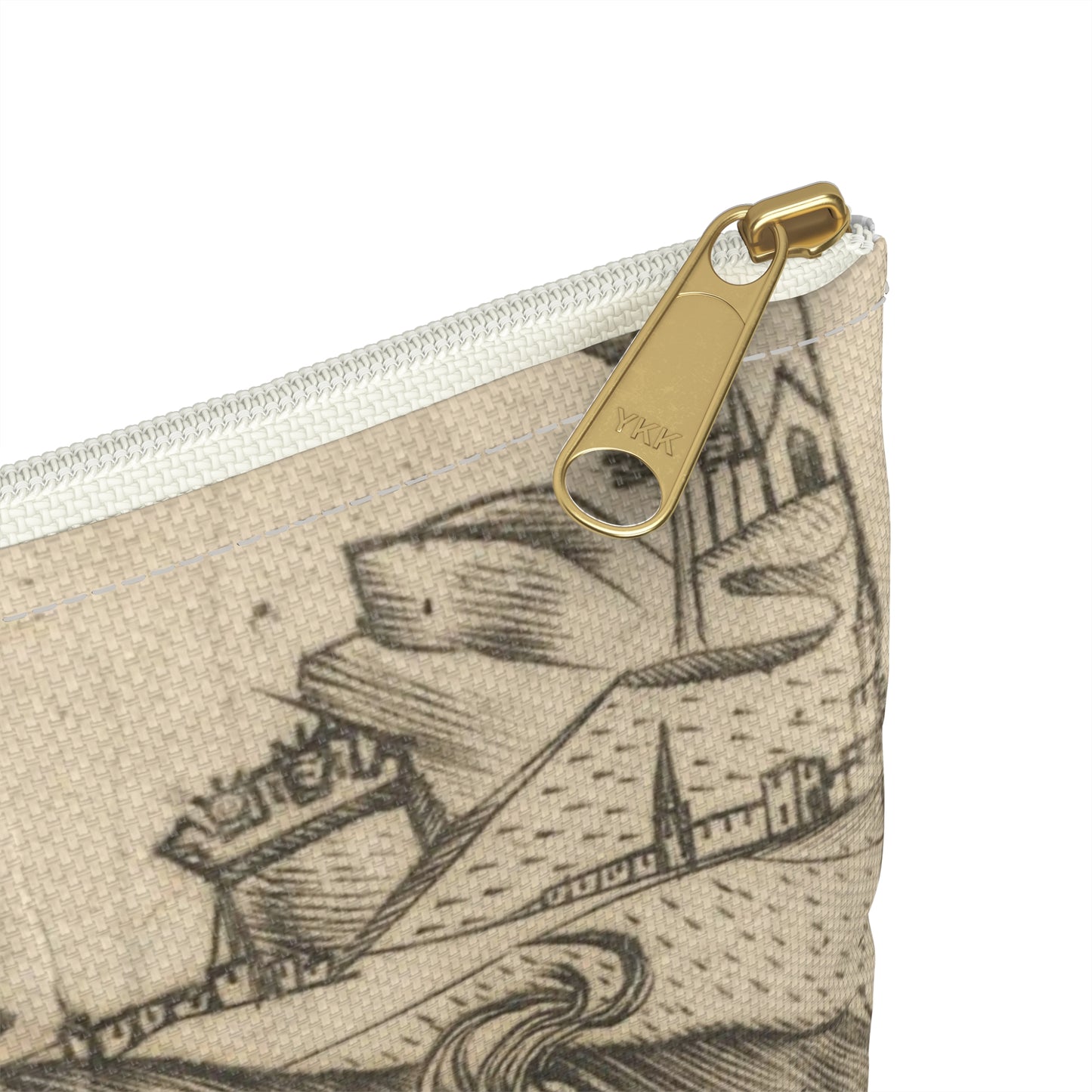 Israhel van Meckenem the Younger - St. George, Martin Schongauer, German Large Organizer Pouch with Black Zipper