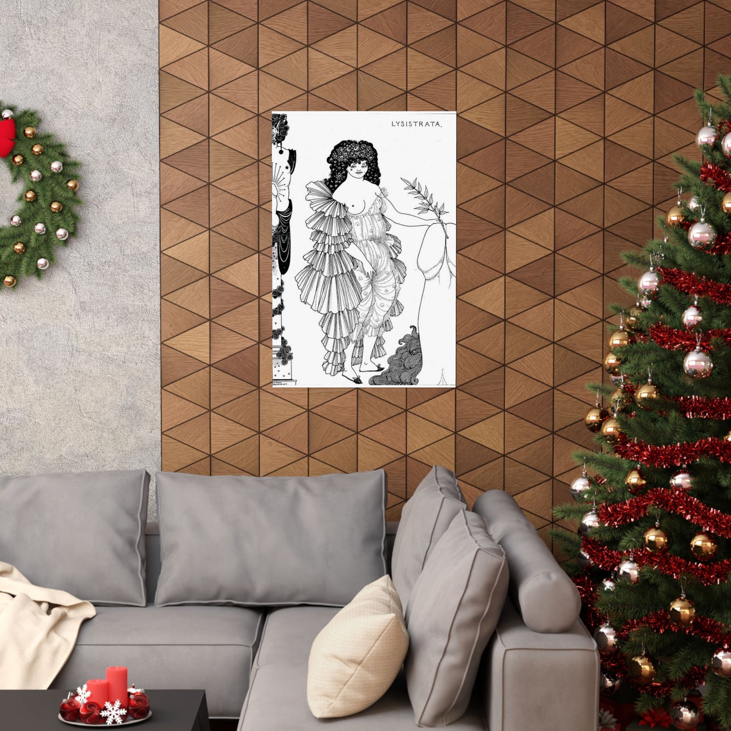 Lysistrata - Public domain botanical illustration High Quality Matte Wall Art Poster for Home, Office, Classroom