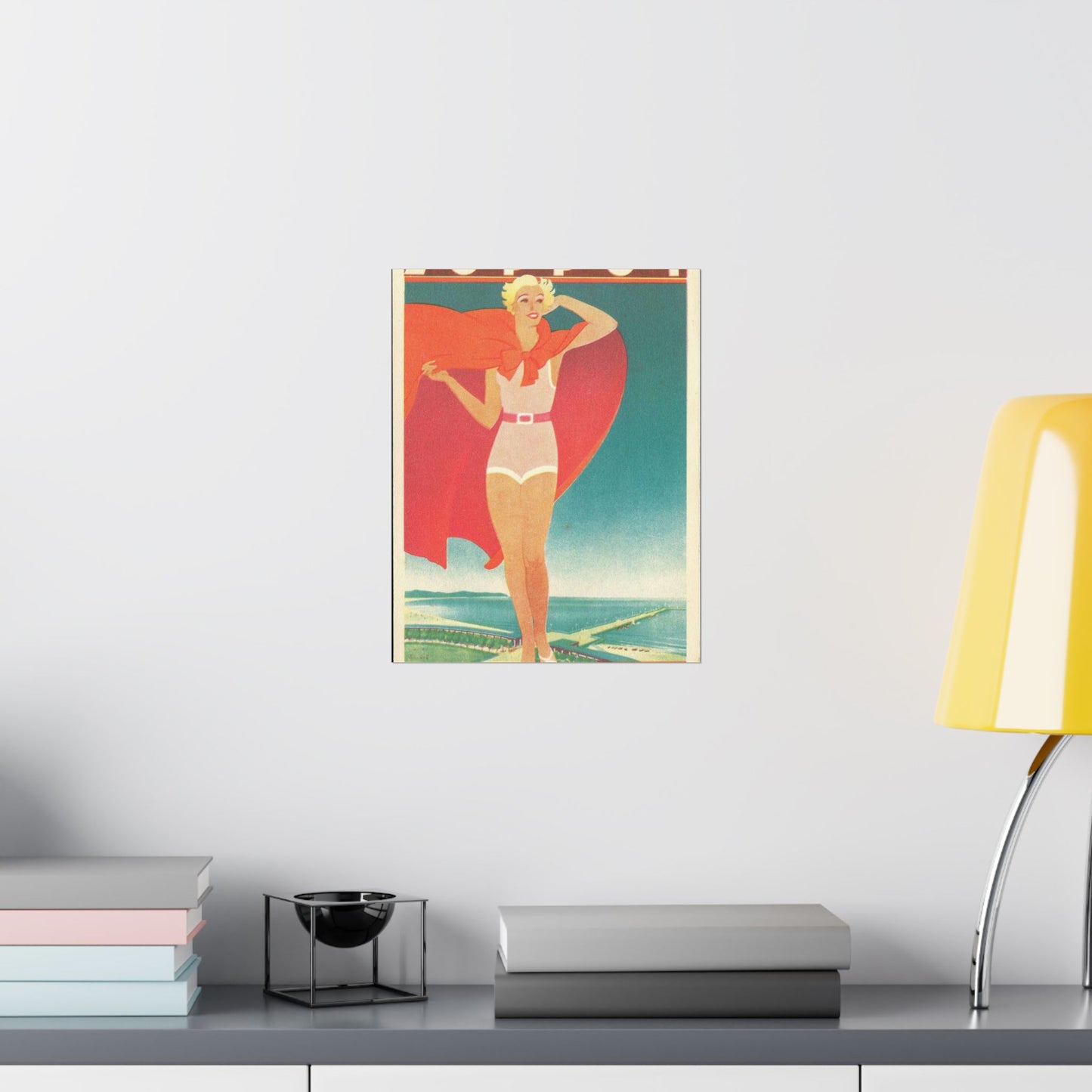 Jupp Wiertz - Zoppot, das Weltbad an der Ostsee High Quality Matte Wall Art Poster for Home, Office, Classroom