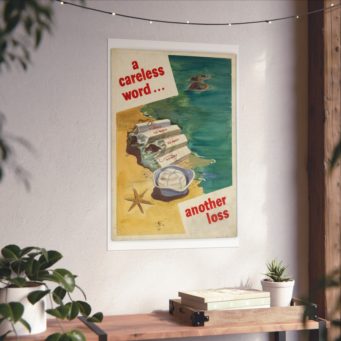 A Careless Word... Another Loss High Quality Matte Wall Art Poster for Home, Office, Classroom