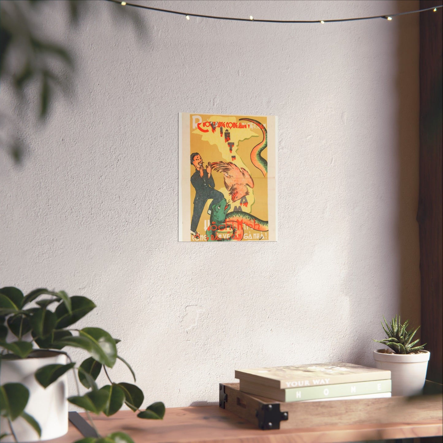Viet Poster #2, Cold War American Propaganda poster High Quality Matte Wall Art Poster for Home, Office, Classroom
