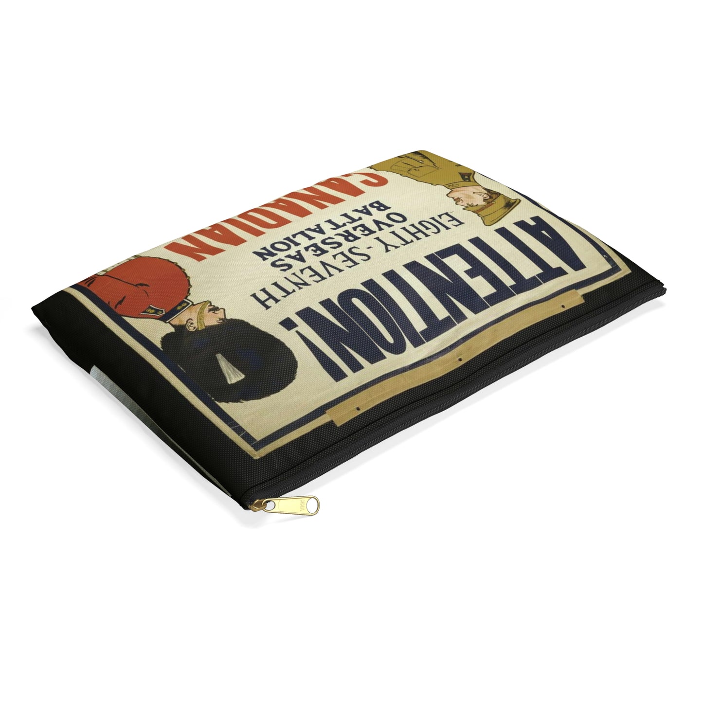 Attention! ... Canadian Grenadier Guards now recruiting Large Organizer Pouch with Black Zipper