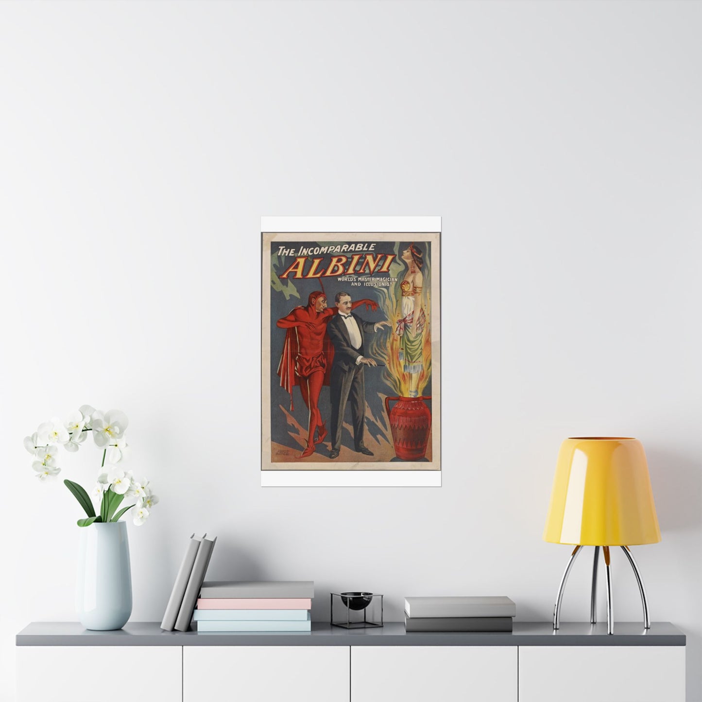 TheIncomperable Albini Theatrical Poster High Quality Matte Wall Art Poster for Home, Office, Classroom