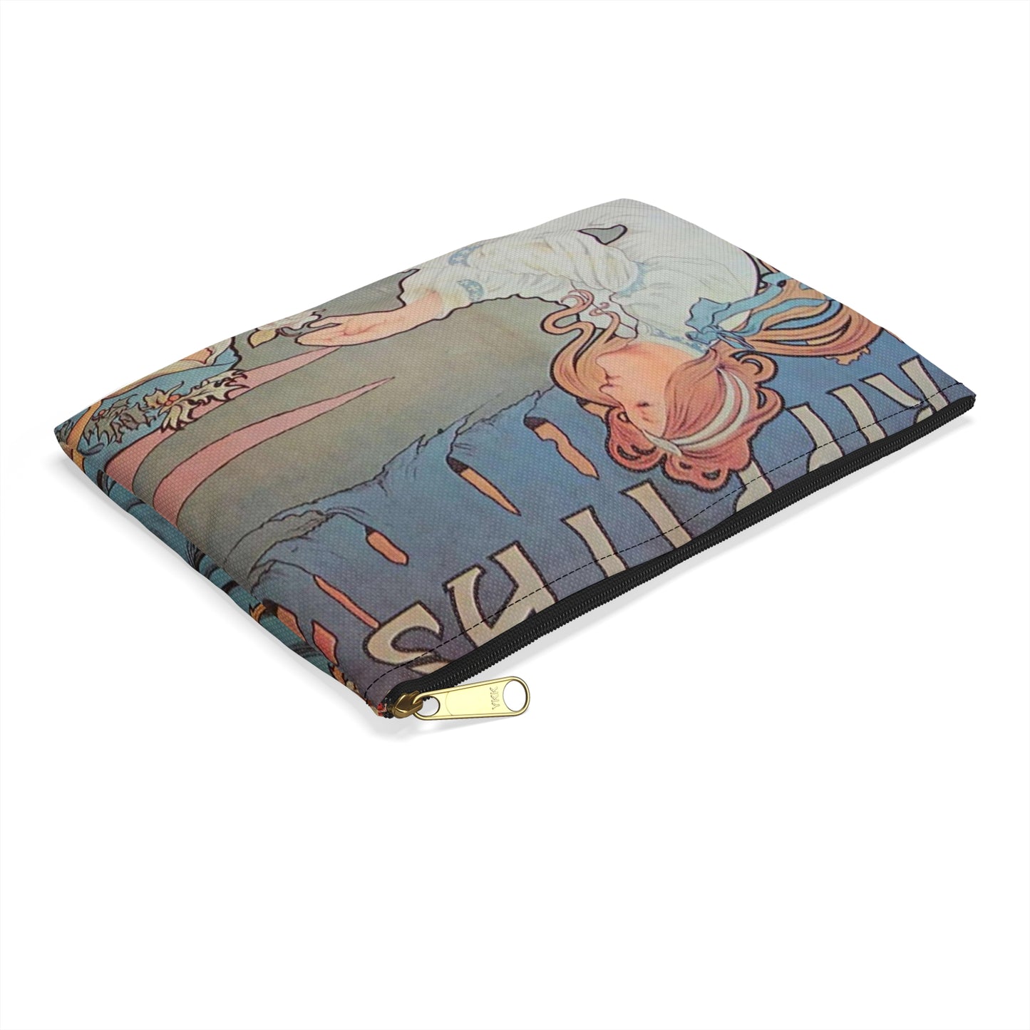 Cycles Griffiths affiche Henri Thiriet 1898 Large Organizer Pouch with Black Zipper