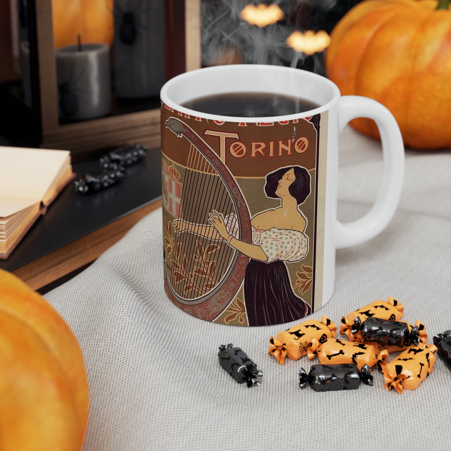 Affiche italienne pour le "Théâtre royal de Turin" Beautiful Novelty Ceramic Coffee Mug 11oz