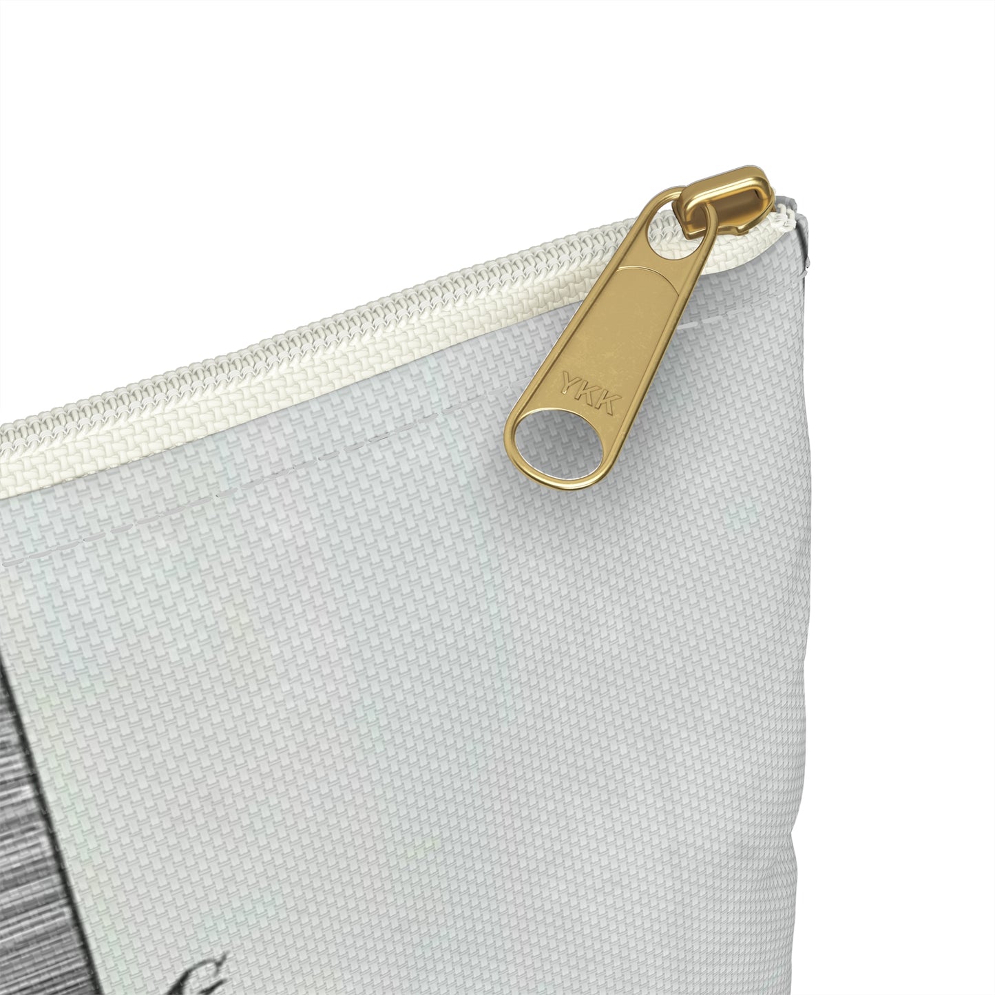 Patent Drawing of Engine - for G. W. Baier's Cake or Doughnut Cutter Public domain image Large Organizer Pouch with Black Zipper