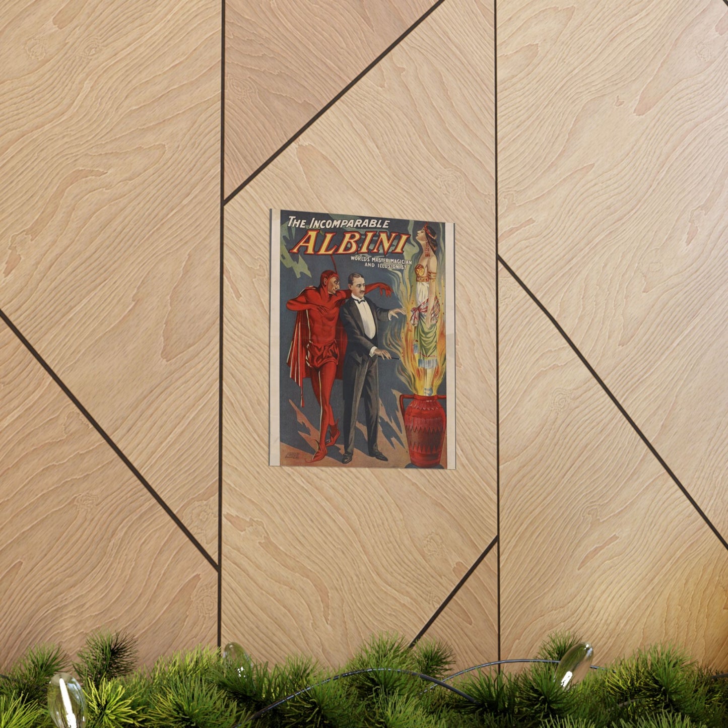 TheIncomperable Albini Theatrical Poster High Quality Matte Wall Art Poster for Home, Office, Classroom