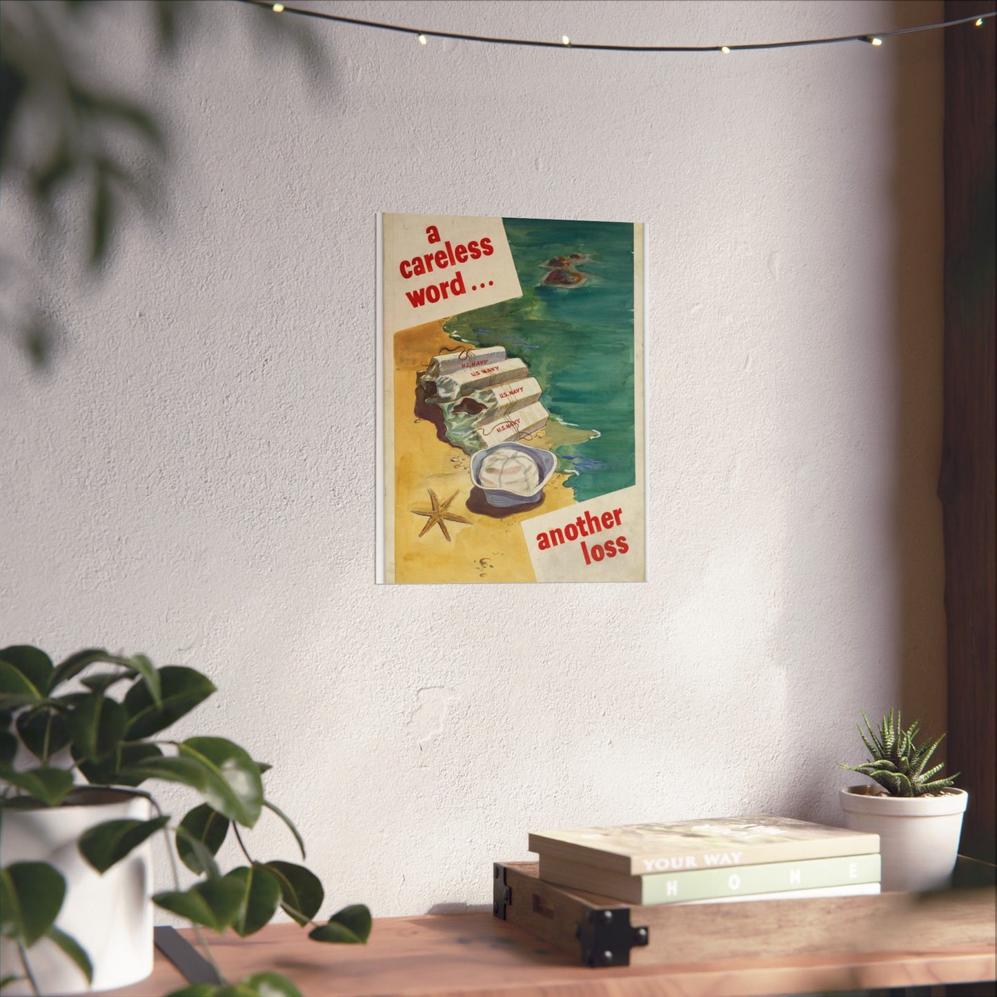 A Careless Word... Another Loss High Quality Matte Wall Art Poster for Home, Office, Classroom