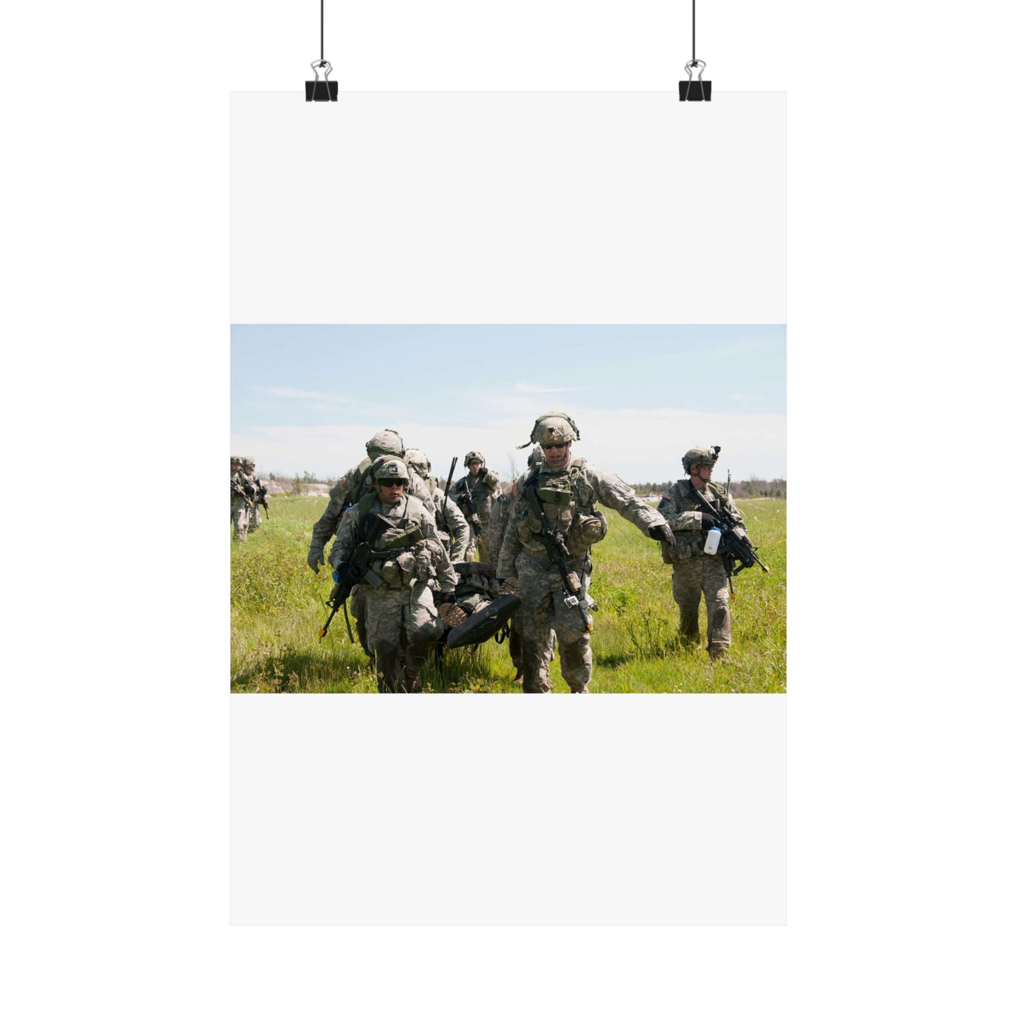 U.S. Army Sgt. Sean Fernandes (right), team leader, High Quality Matte Wall Art Poster for Home, Office, Classroom