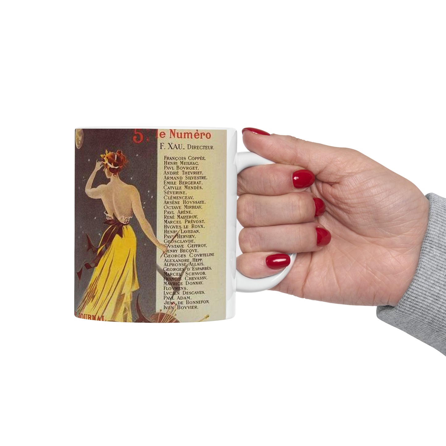 Affiche pour annoncer la publication de "Rome" dans Le Journal. Beautiful Novelty Ceramic Coffee Mug 11oz