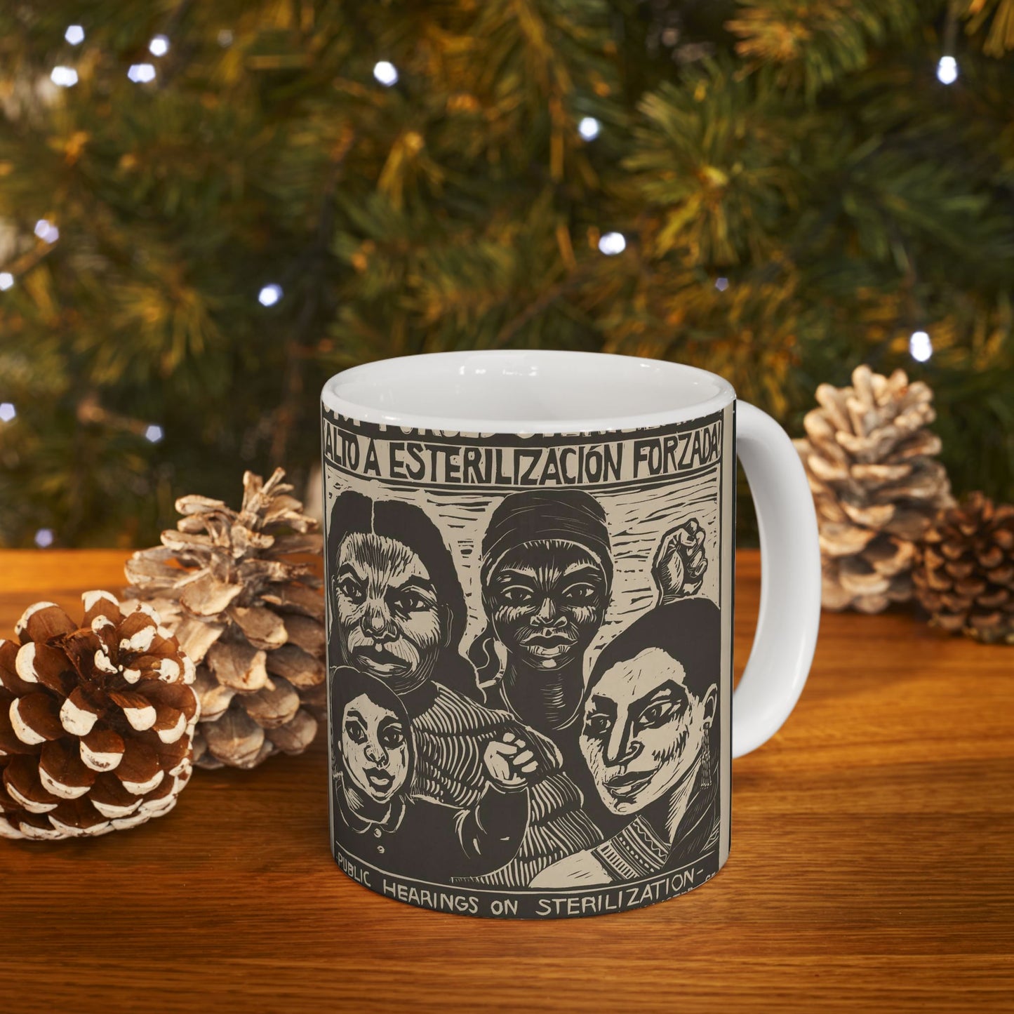 Stop forced sterilization - American Art Poster Beautiful Novelty Ceramic Coffee Mug 11oz