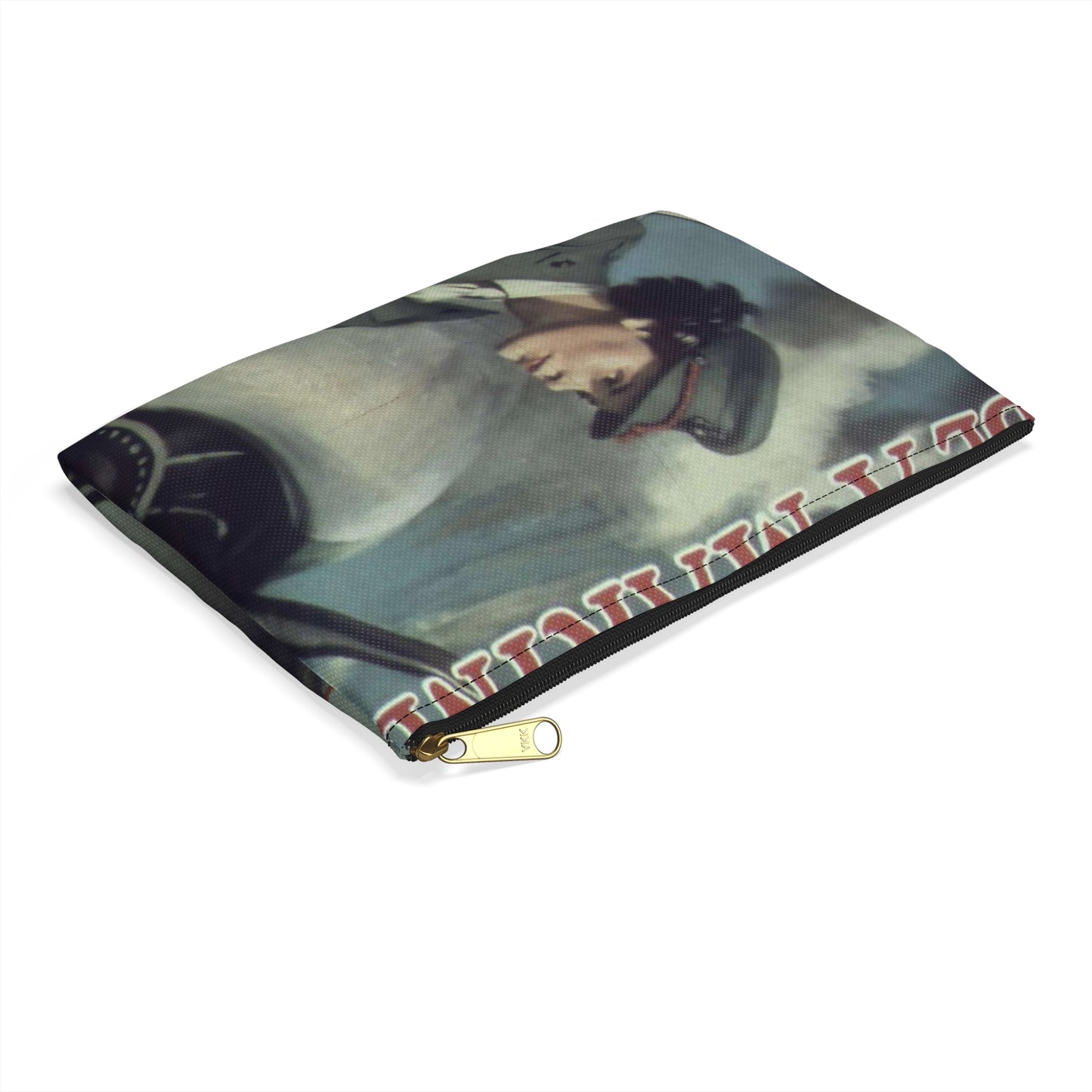 "Be a Marine-Free a Marine to Fight" - NARA - 513679 Large Organizer Pouch with Black Zipper