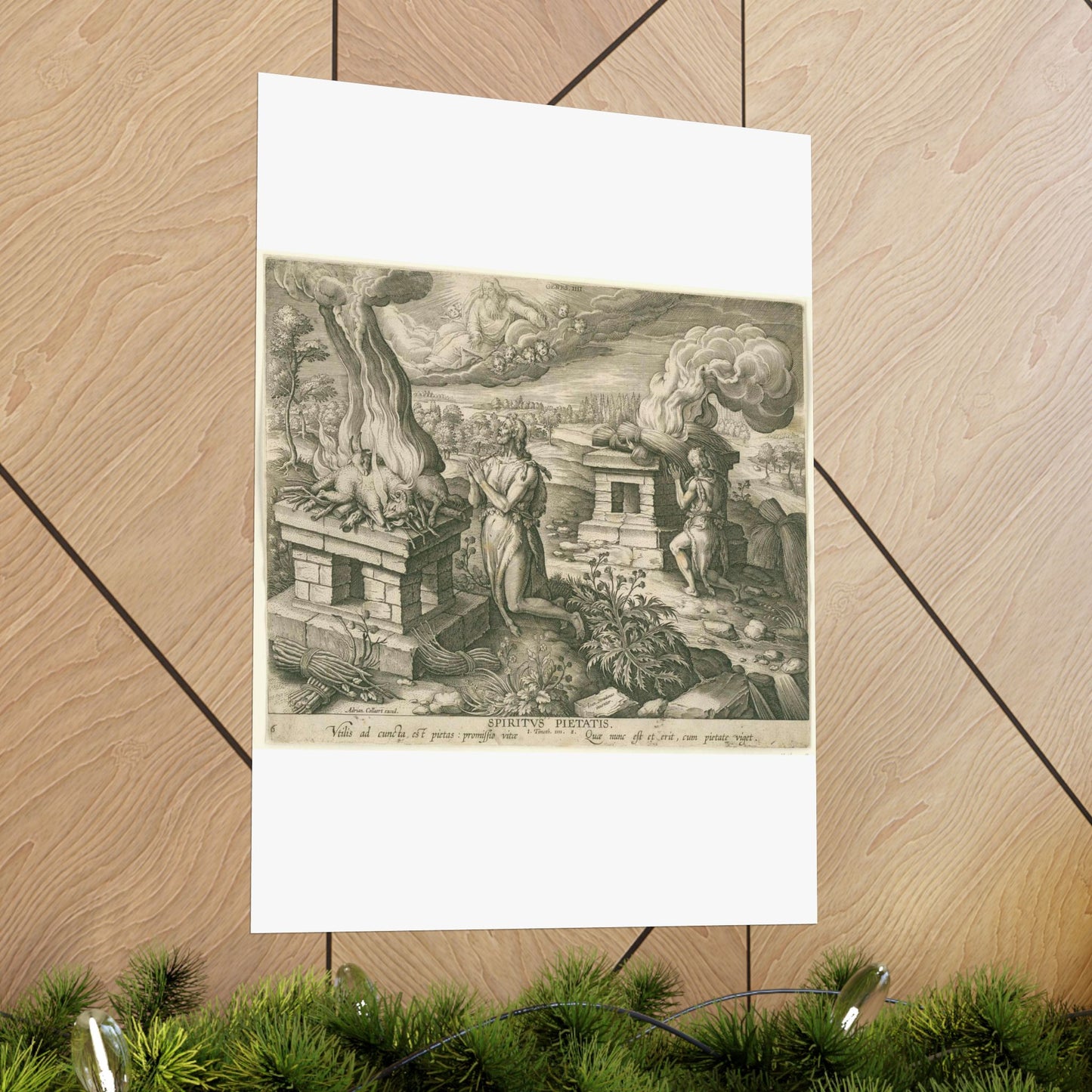 Offer van Abel: de gave van godsdienstigheid High Quality Matte Wall Art Poster for Home, Office, Classroom