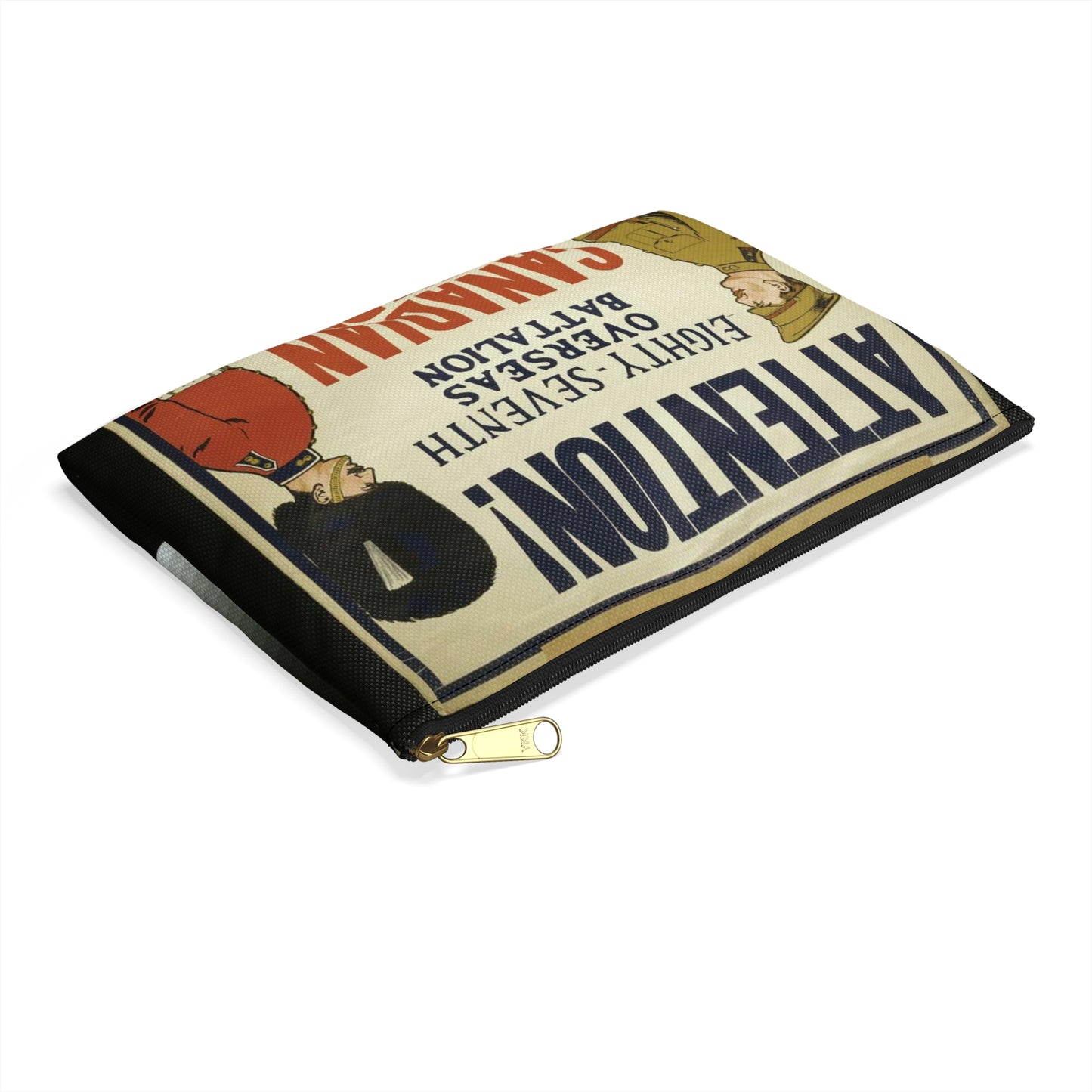 Attention! ... Canadian Grenadier Guards now recruiting Large Organizer Pouch with Black Zipper