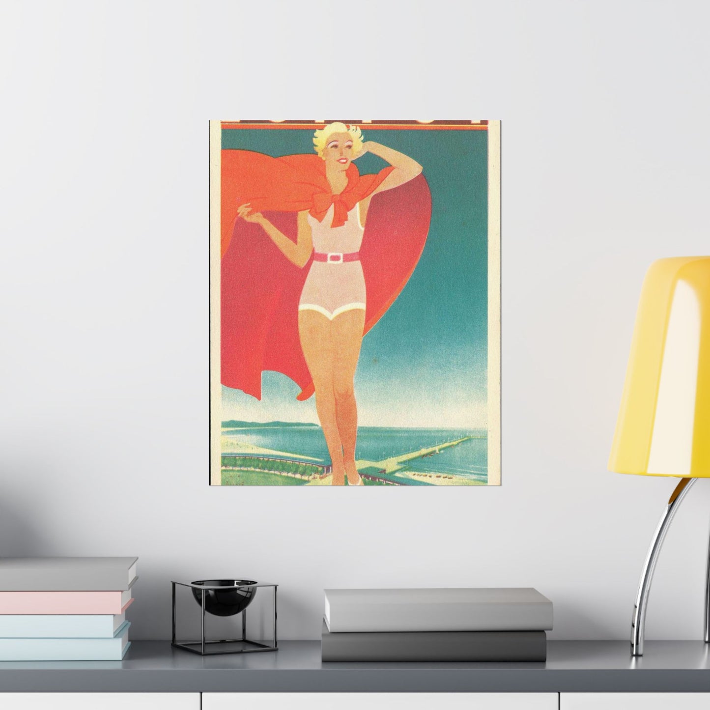 Jupp Wiertz - Zoppot, das Weltbad an der Ostsee High Quality Matte Wall Art Poster for Home, Office, Classroom