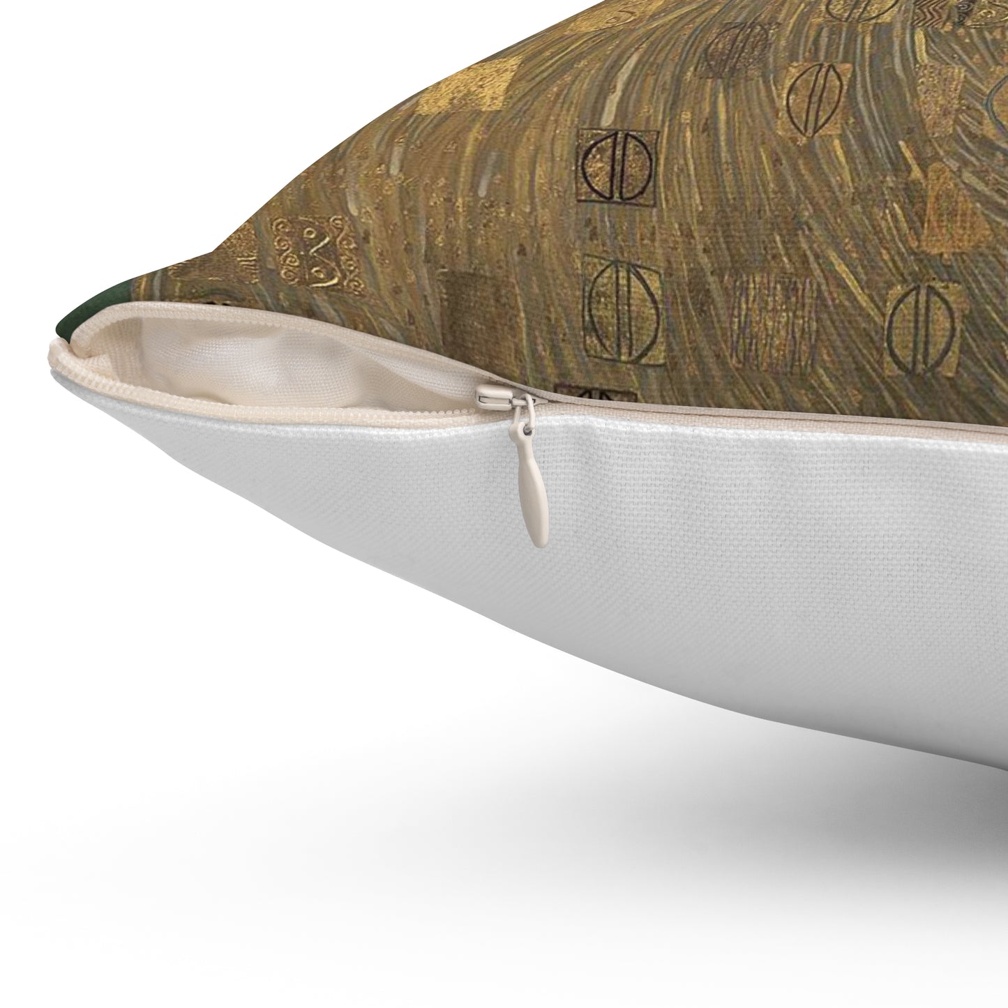 Gustav Klimt, 1907, Adele Bloch-Bauer I, Neue Galerie New York Decorative Accent Square Pillow