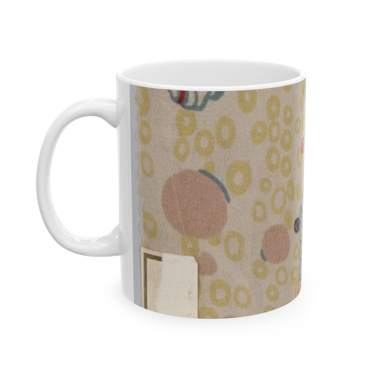 Textile sample - Public domain dedication image Beautiful Novelty Ceramic Coffee Mug 11oz