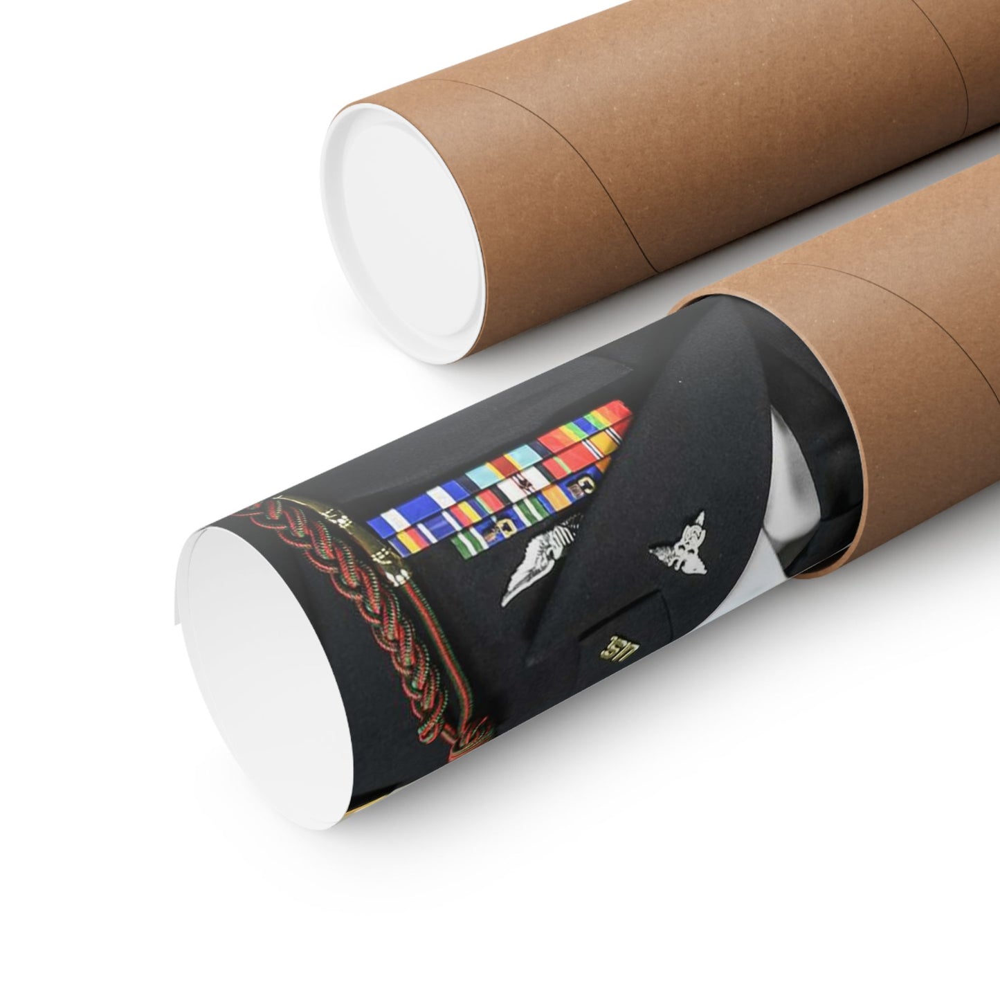 Cpt. Ryan McConville poses for a photo during his promotion High Quality Matte Wall Art Poster for Home, Office, Classroom