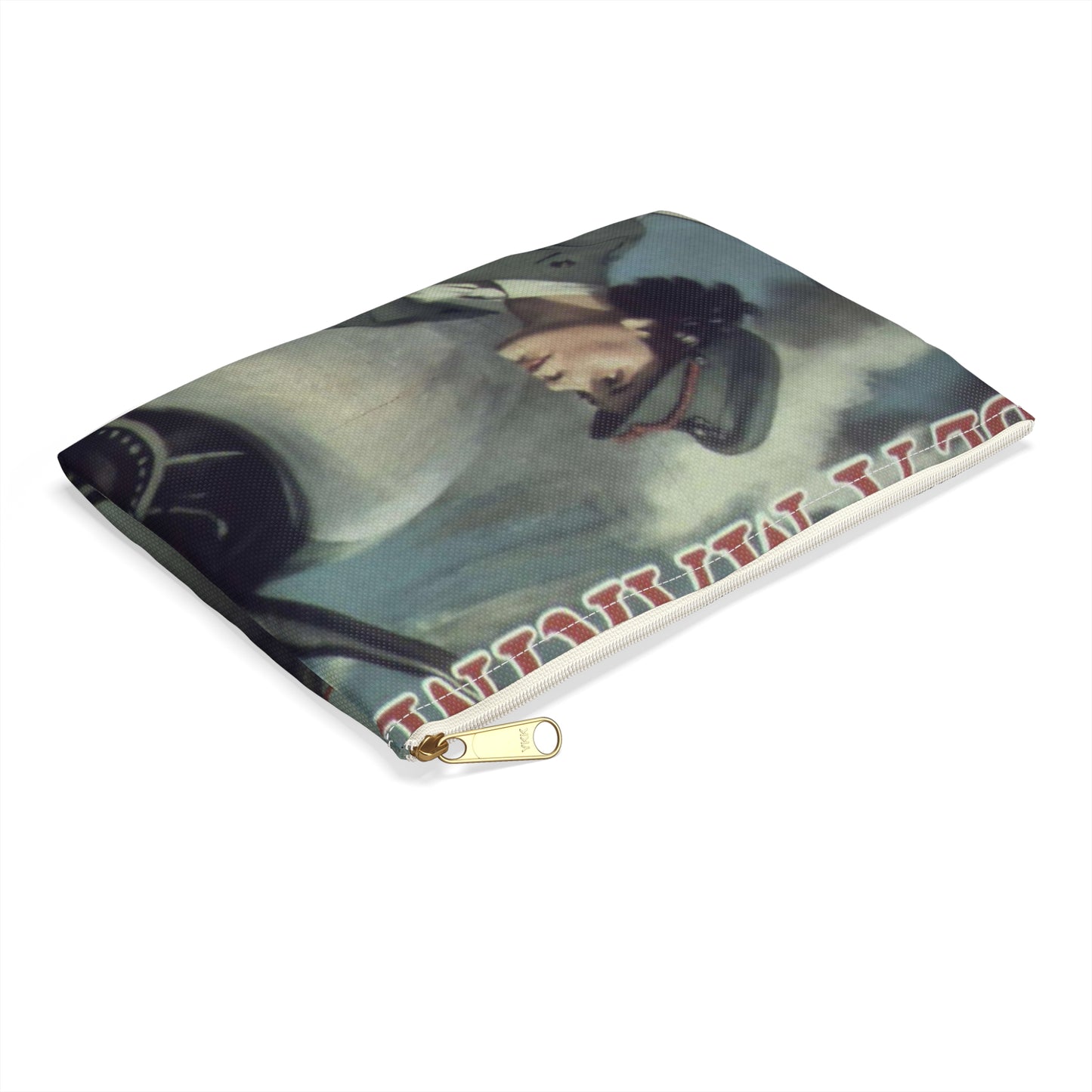 "Be a Marine-Free a Marine to Fight" - NARA - 513679 Large Organizer Pouch with Black Zipper