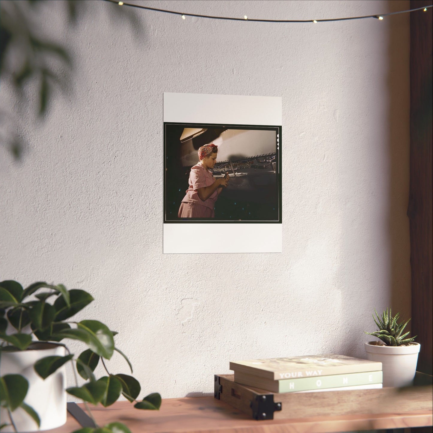 With careful Douglas training, women do accurate electrical assembly and installation work, Douglas Aircraft Company, Long Beach, Calif. High Quality Matte Wall Art Poster for Home, Office, Classroom