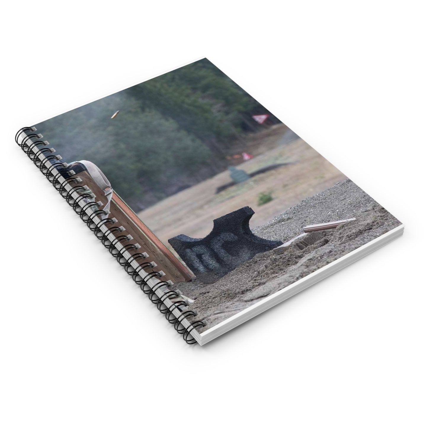 U.S. Army soldier Cpl. Ian Villoldo assigned to Charlie Spiral Bound Ruled Notebook with Printed Cover