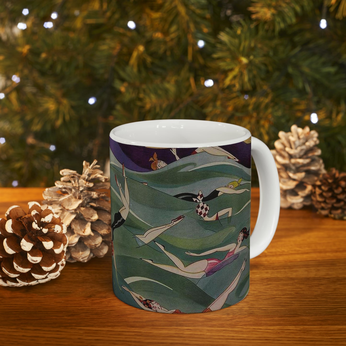 VanityFairFebruary1924 - Drawing. Public domain image. Beautiful Novelty Ceramic Coffee Mug 11oz