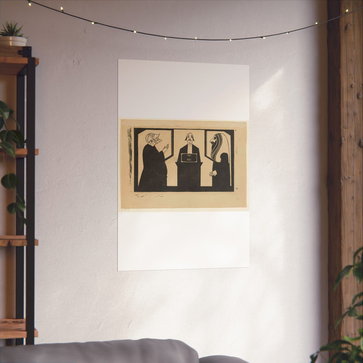 Samuel Jessurun de Mesquita - Entre ces trois mon coeur balance High Quality Matte Wall Art Poster for Home, Office, Classroom