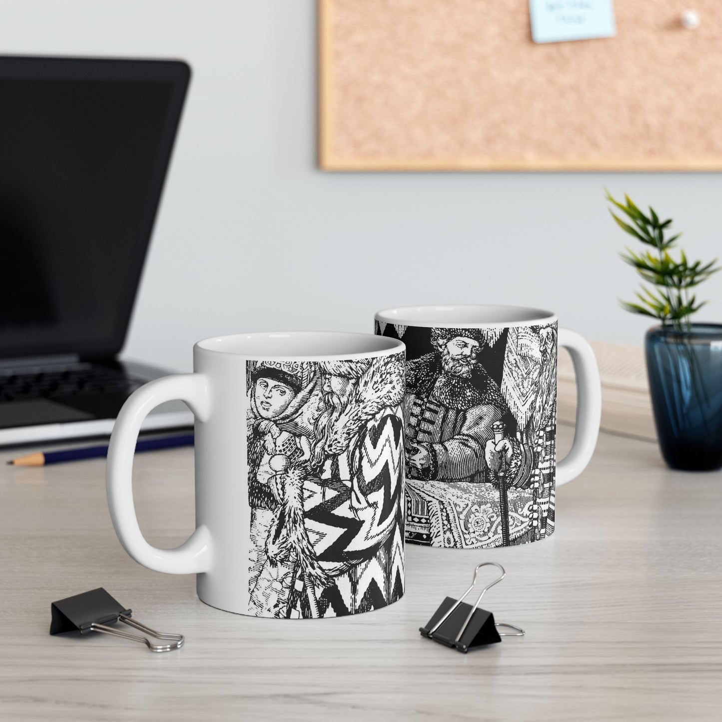 Ivan Bilibin 276 - Art nouveau public domain image Beautiful Novelty Ceramic Coffee Mug 11oz